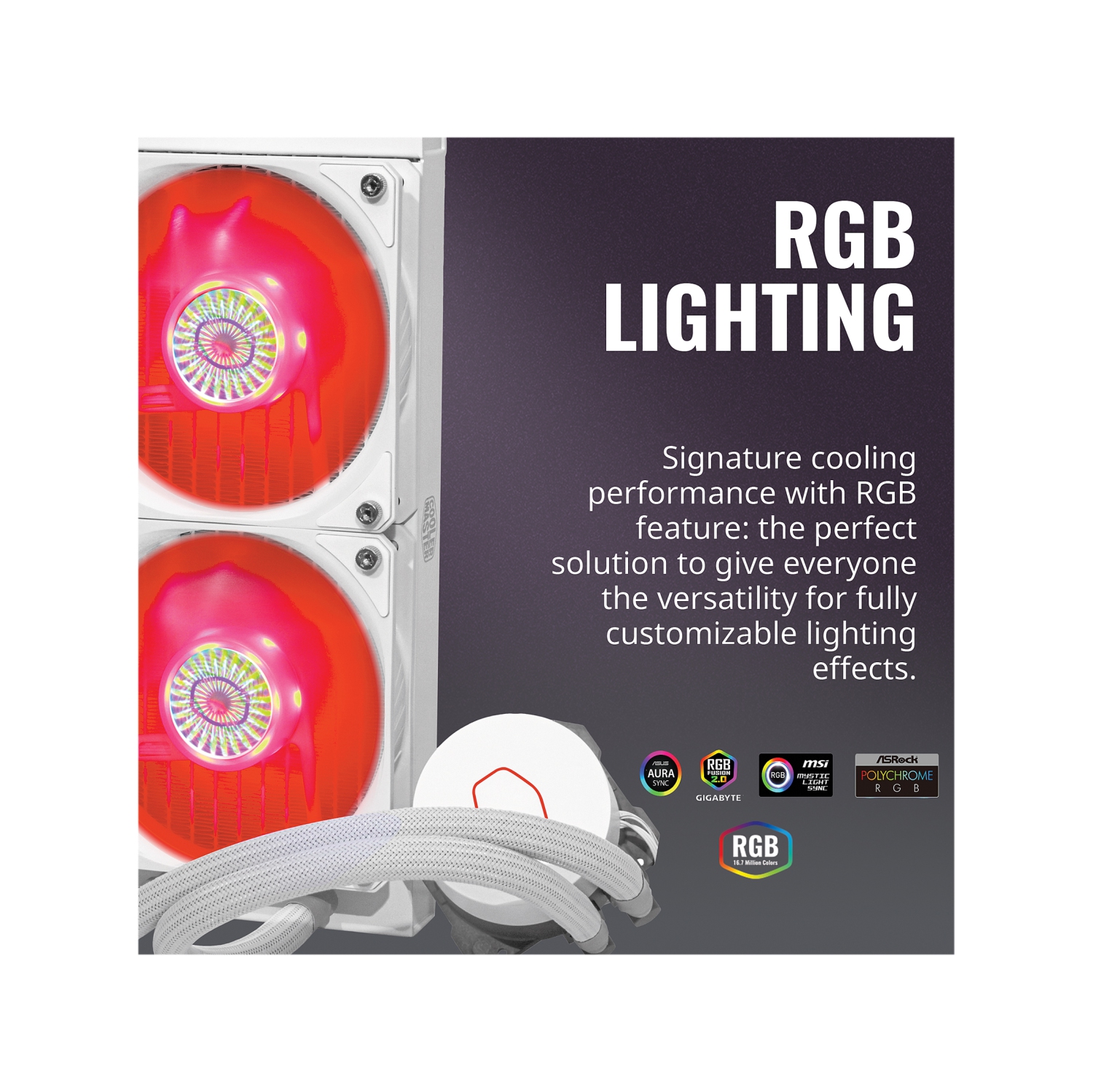 Refroidisseur d'eau MLW-D24&nbsp;M-A18PC-RW de COOLER MASTER