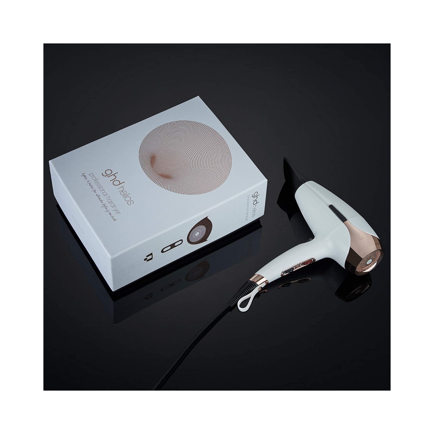 GHD Séchoir à Cheveux Hélios Blanc