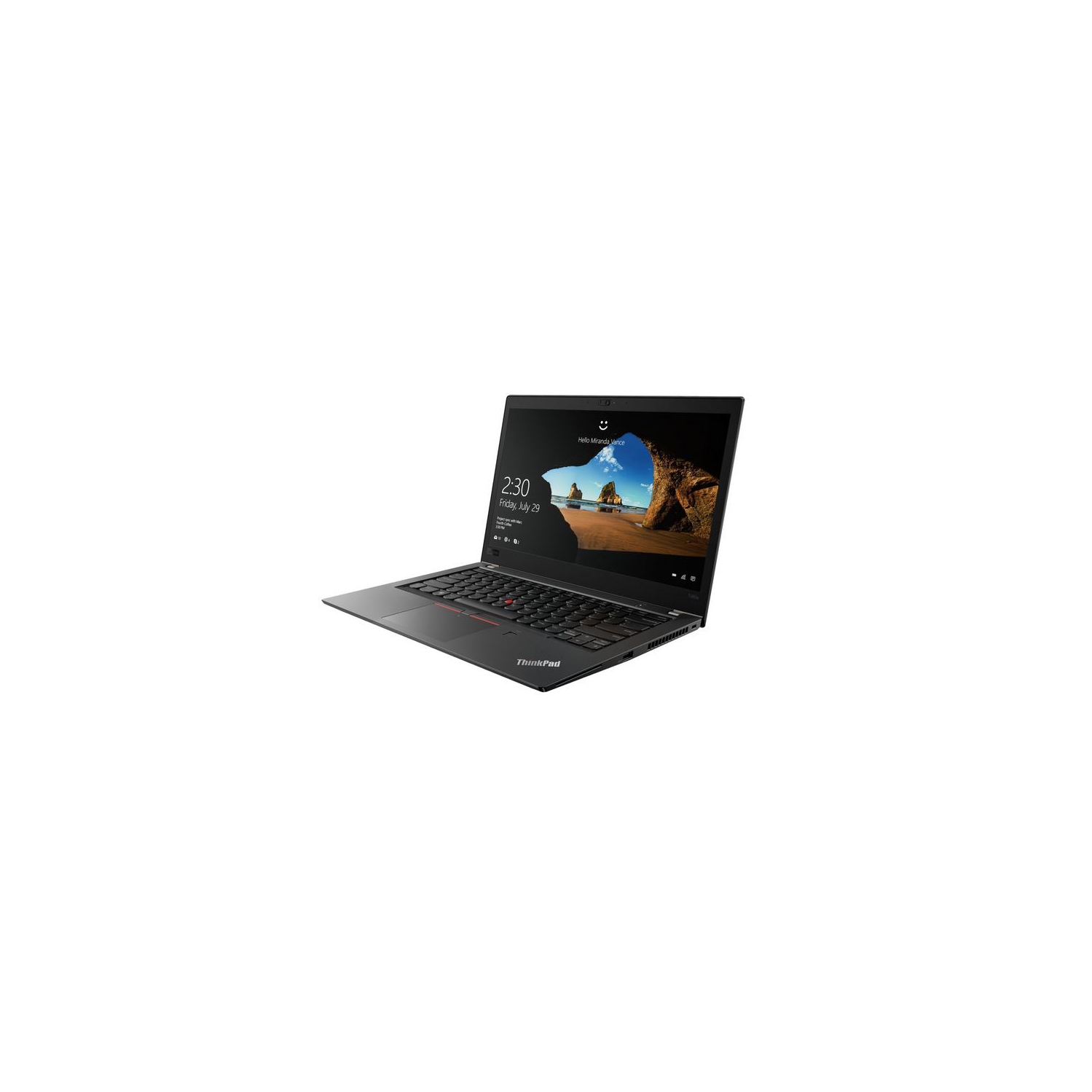 Refurbished (Good) - Lenovo ThinkPad T480s 14" Laptop, Core i5-8250U 1.6GHz, 16GB DDR4, 256GB NVMe, Windows 11 Pro.