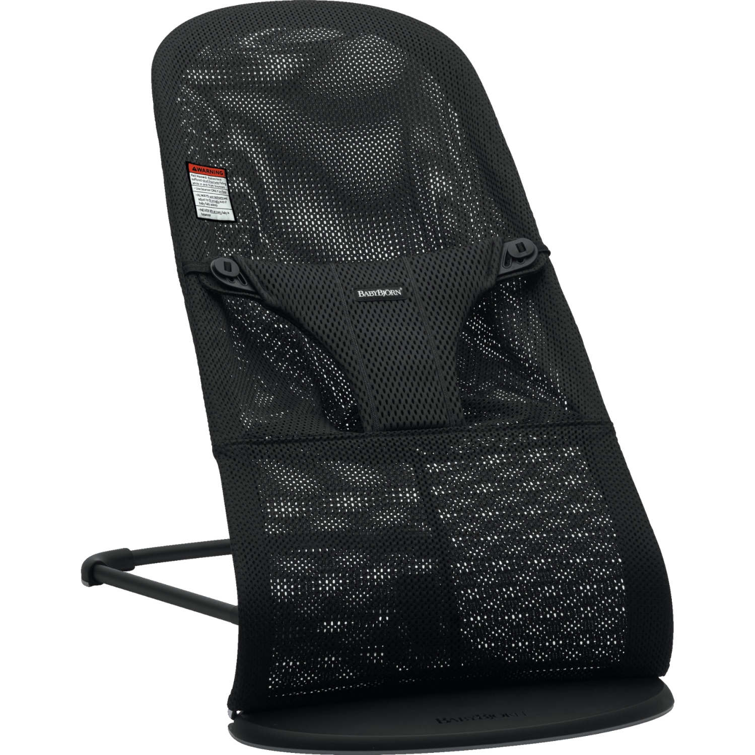 BabyBjorn Bouncer Bliss - 3D Mesh, Black on Black Frame