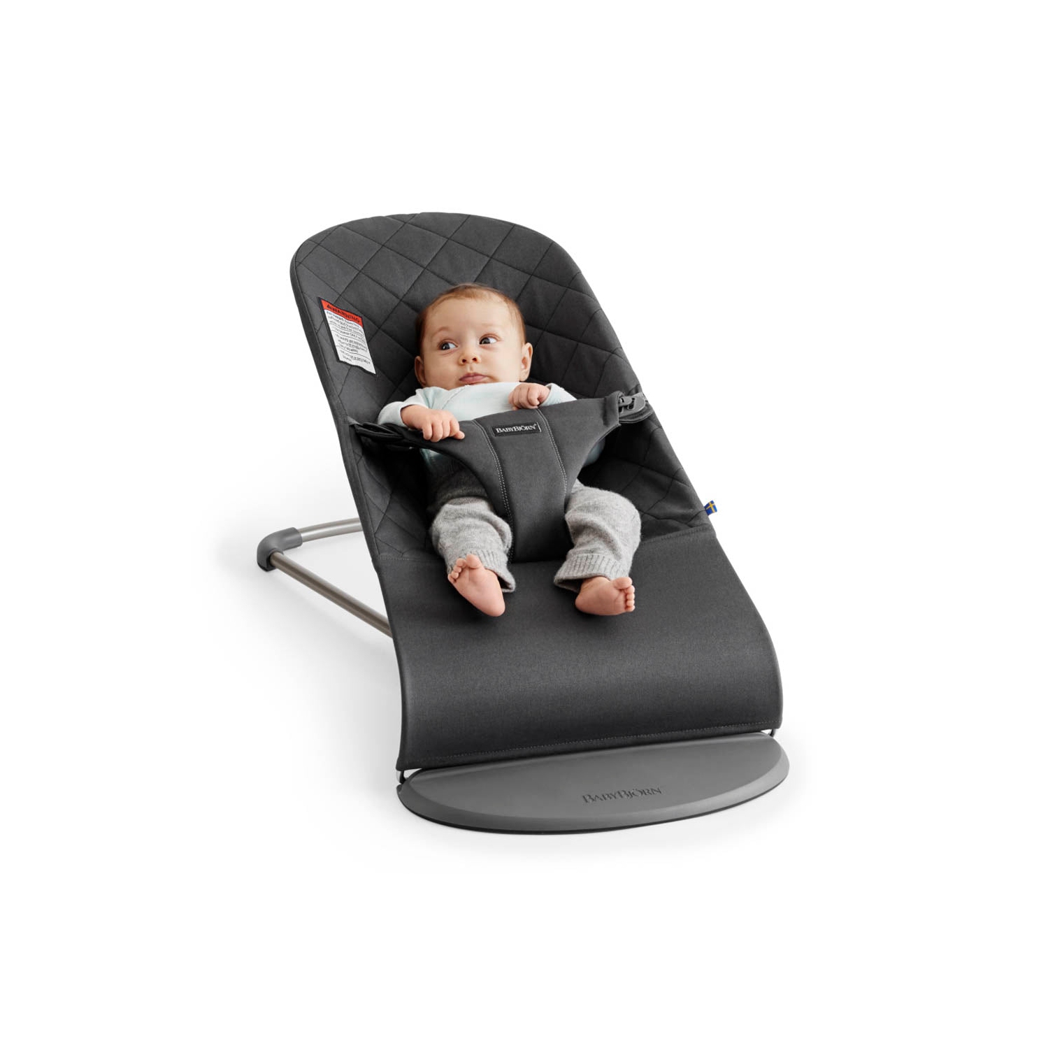 BabyBjorn Bouncer Bliss - 3D Mesh, Black on Black Frame