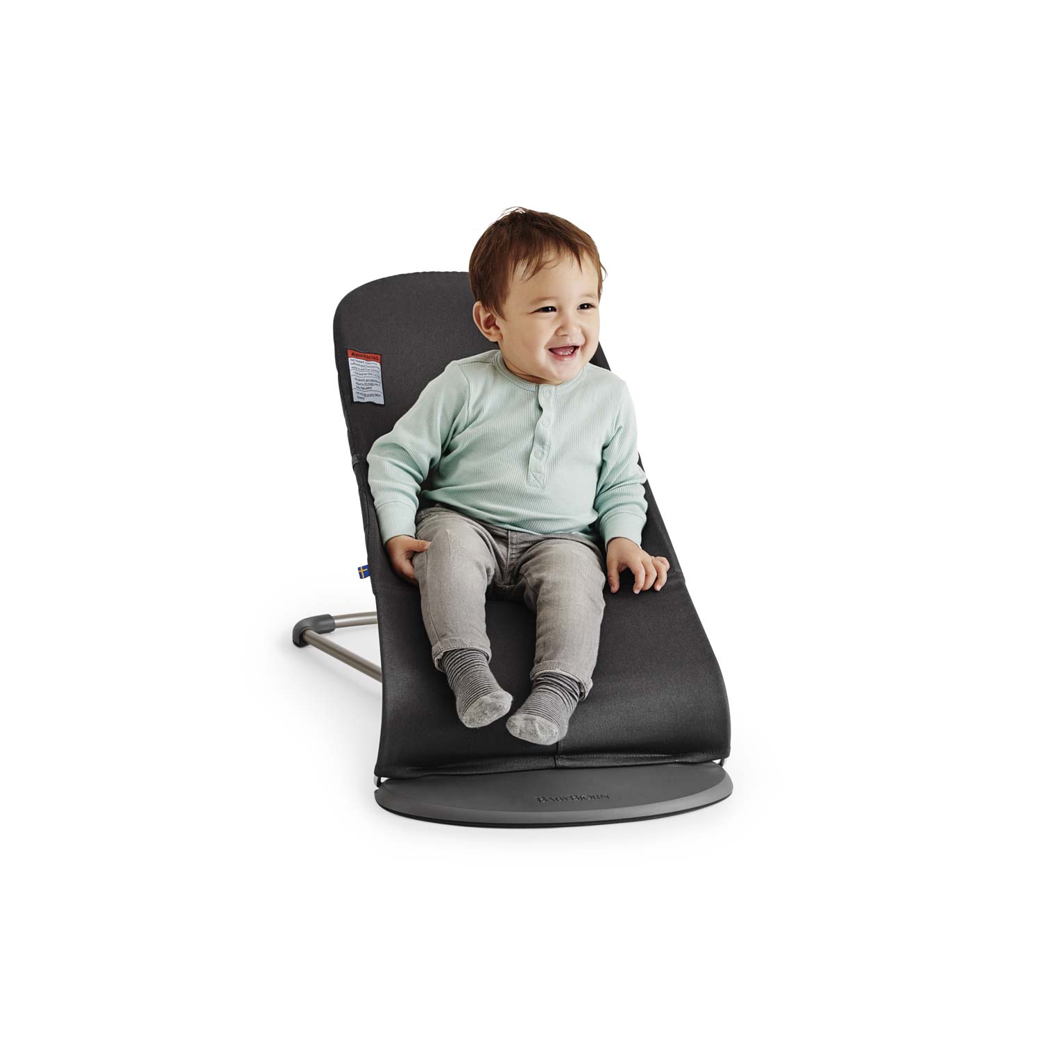 BabyBjorn Bouncer Bliss - 3D Mesh, Black on Black Frame