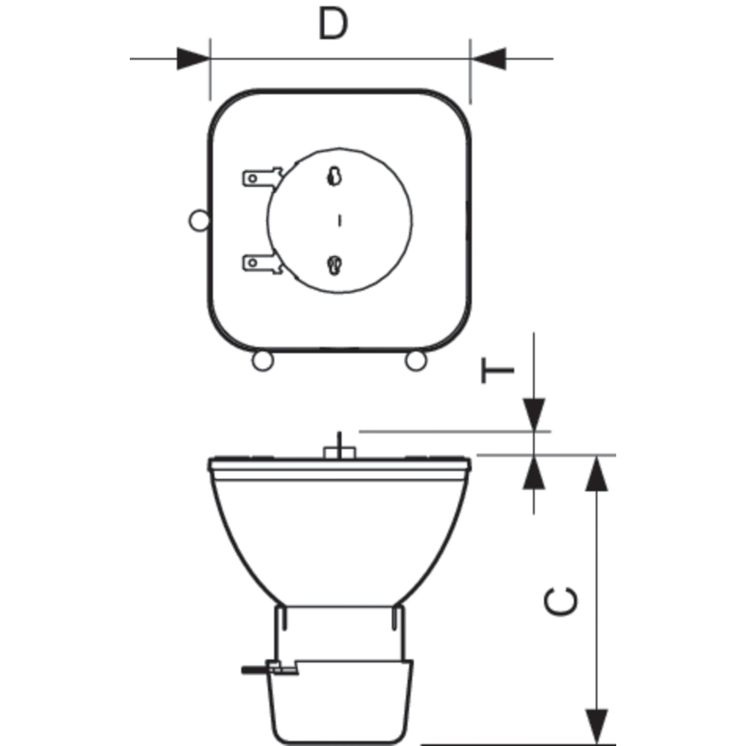 Philips MSD Platinum 14R Broadway Lamp - 261503