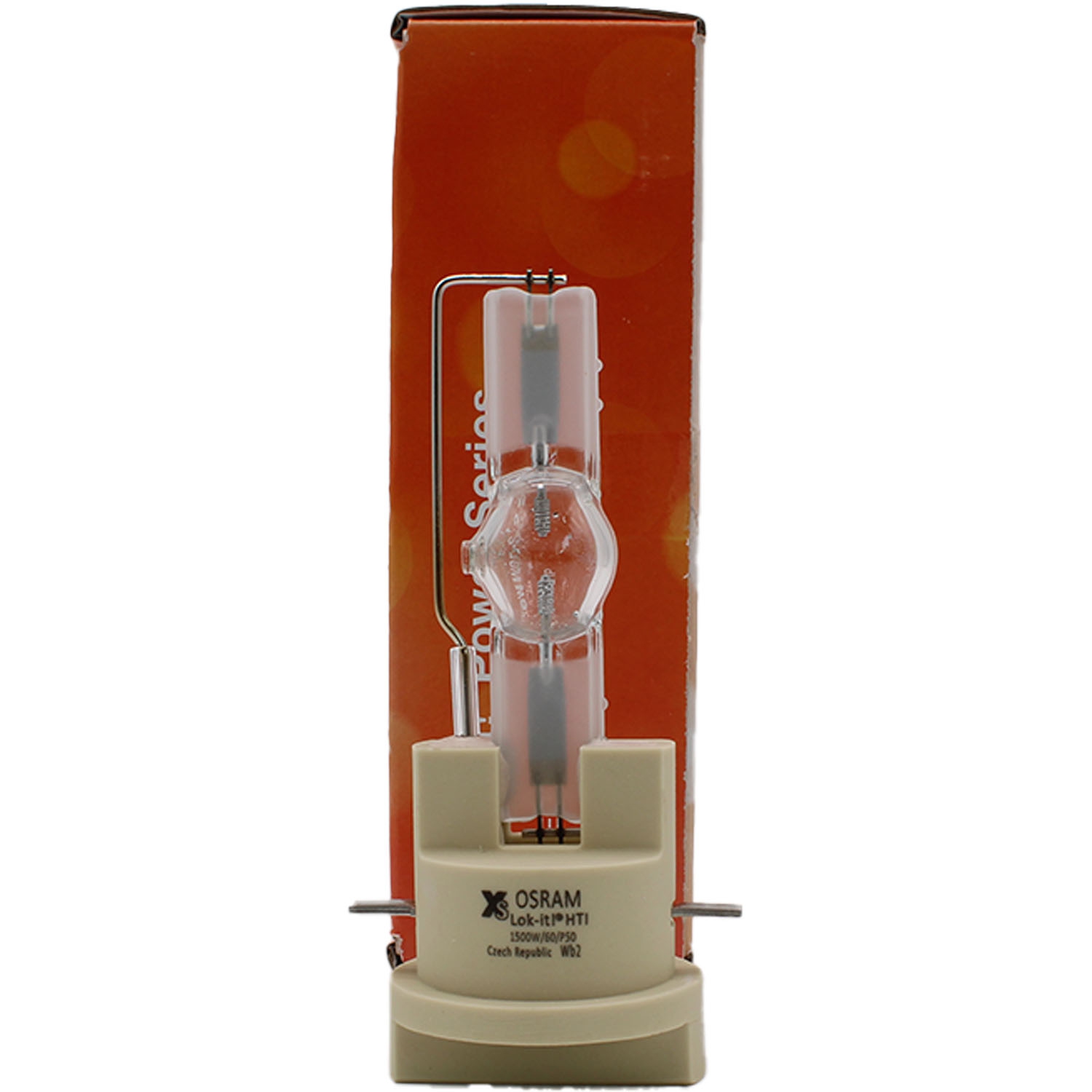 Osram Lok-it!® HTI 1500W/60/P50 Metal Halide Lamp – 130,000 lm, 6000K, 100V, 1,500W, 750 hr - 54225