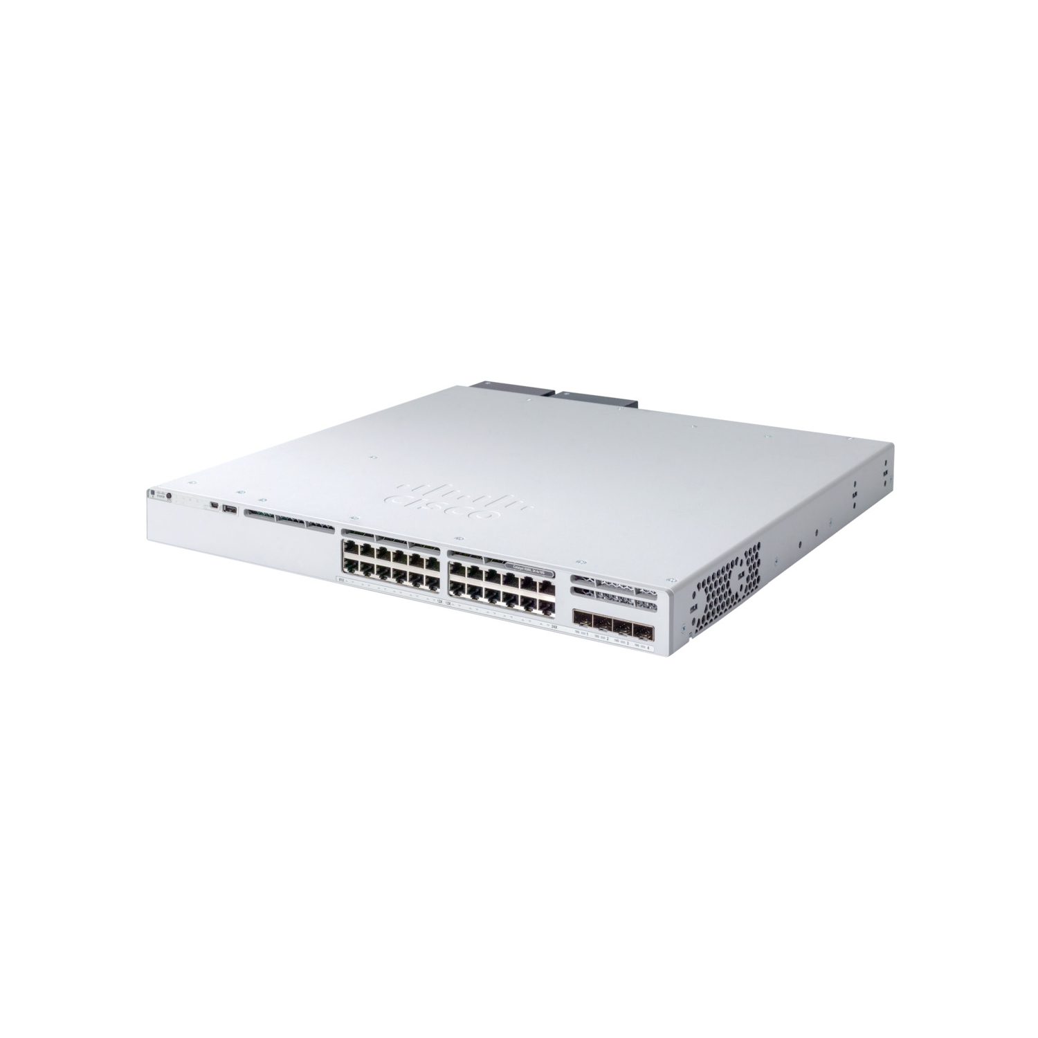 Cisco Catalyst 9300L - Network Essentials - switch - L3 - managed - 24 x 10/100/1000 + 4 x Gigabit SFP (uplink) ( C9300L-24P-4G-E )