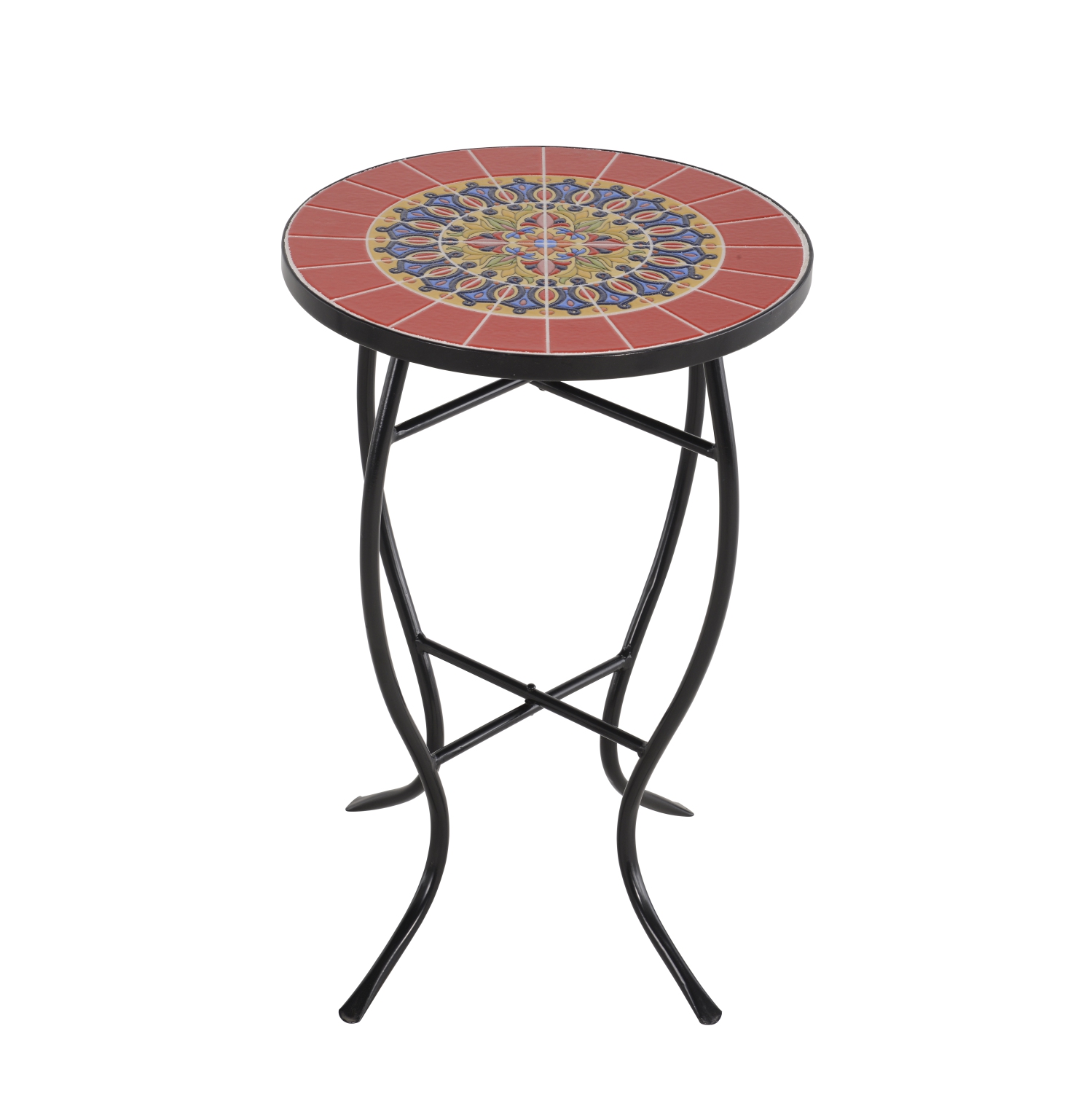 Mosaic Art Collection Sunflower Accent Table