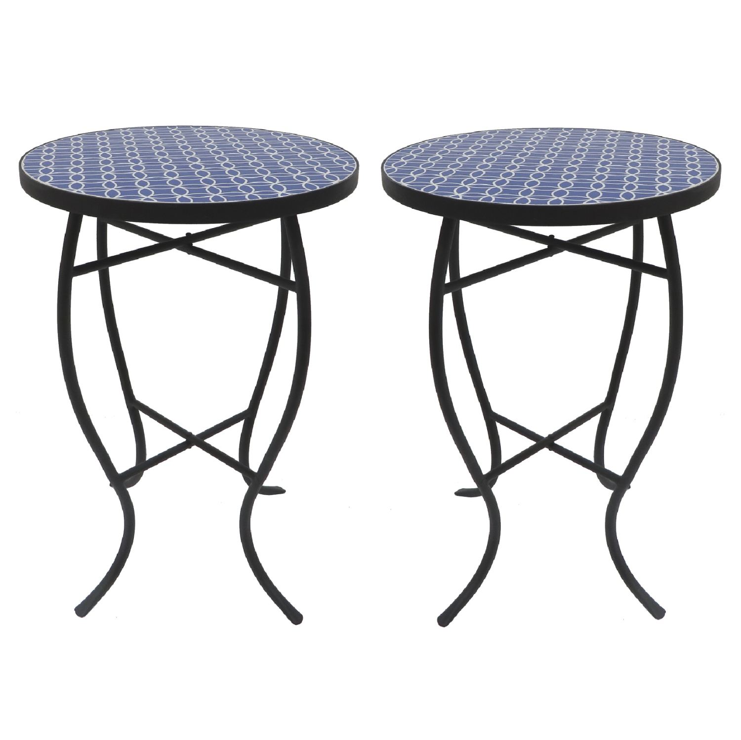 Mosaic Art Collection Alpine Accent Table