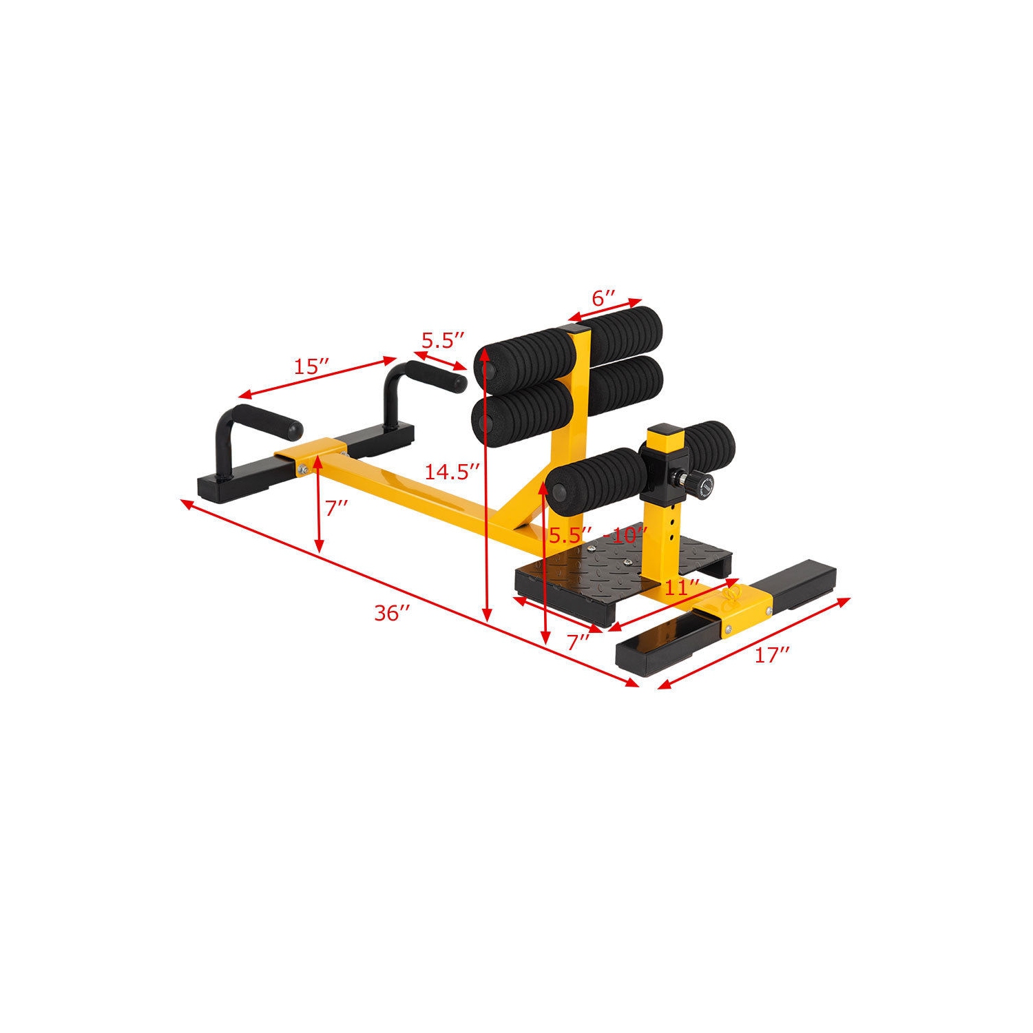 3-in-1 Sissy Squat Ab Workout Home Gym Sit Up Machine