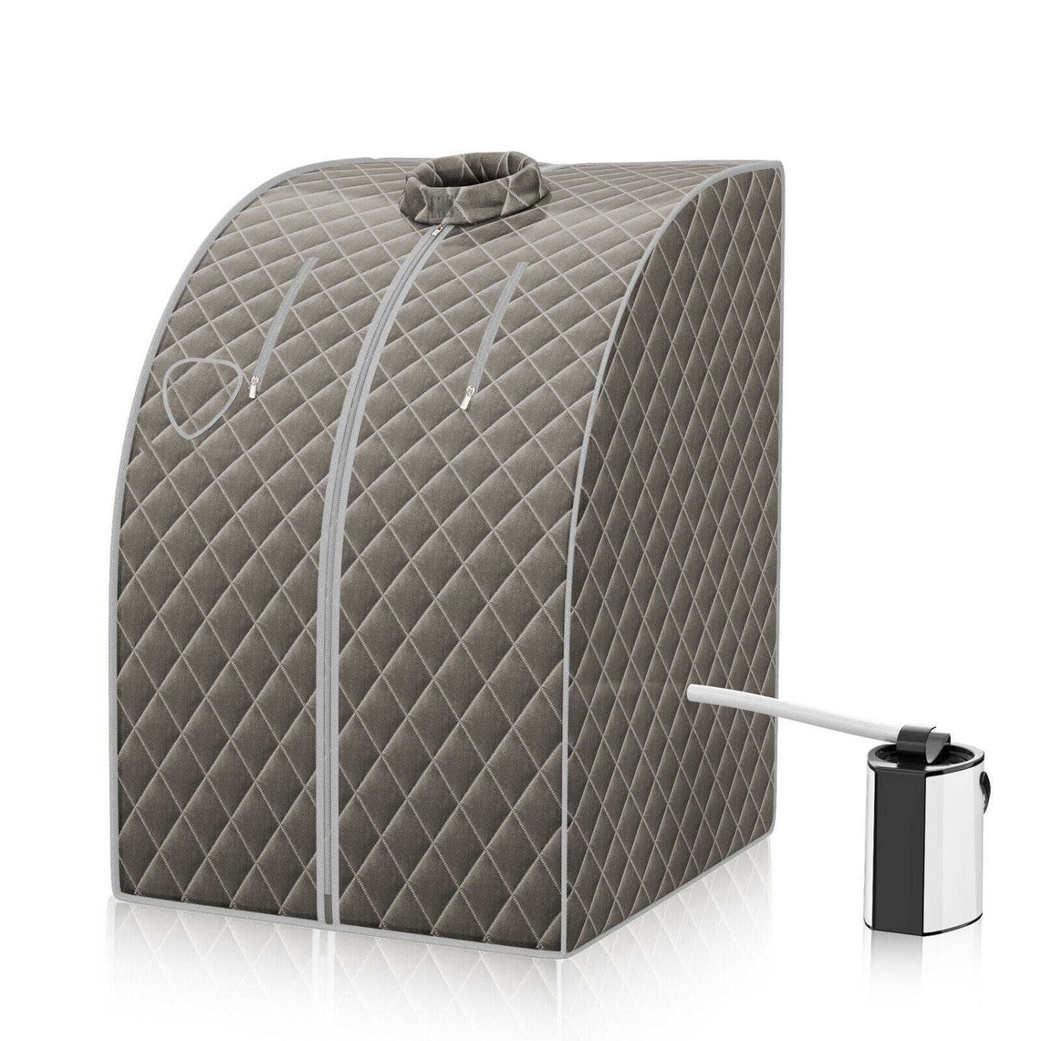 Portable Personal Steam Sauna with 3L Steamer and Fold-able Chair for Home Use