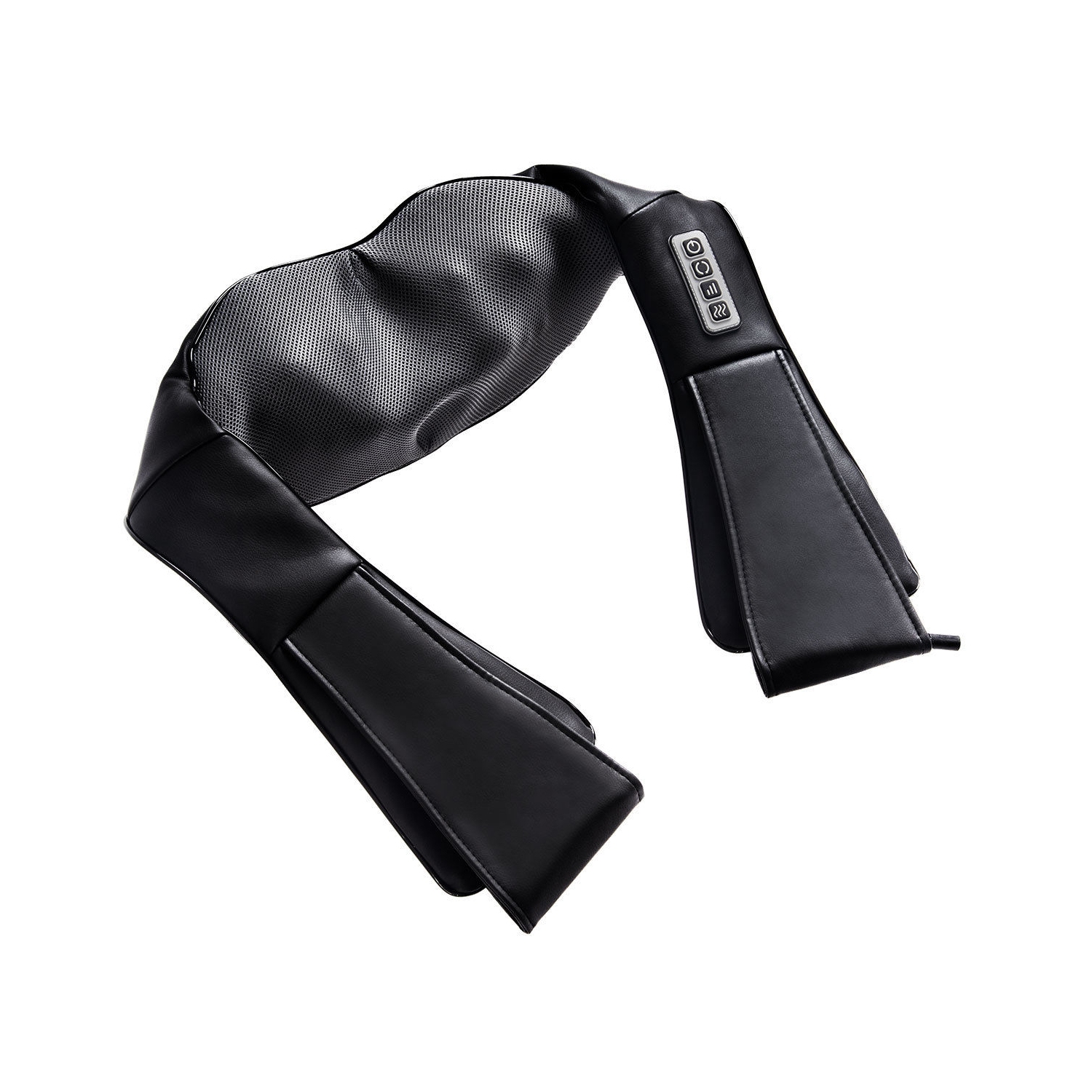 Electric Back and Neck Kneading Shoulder Massager with Heat Straps