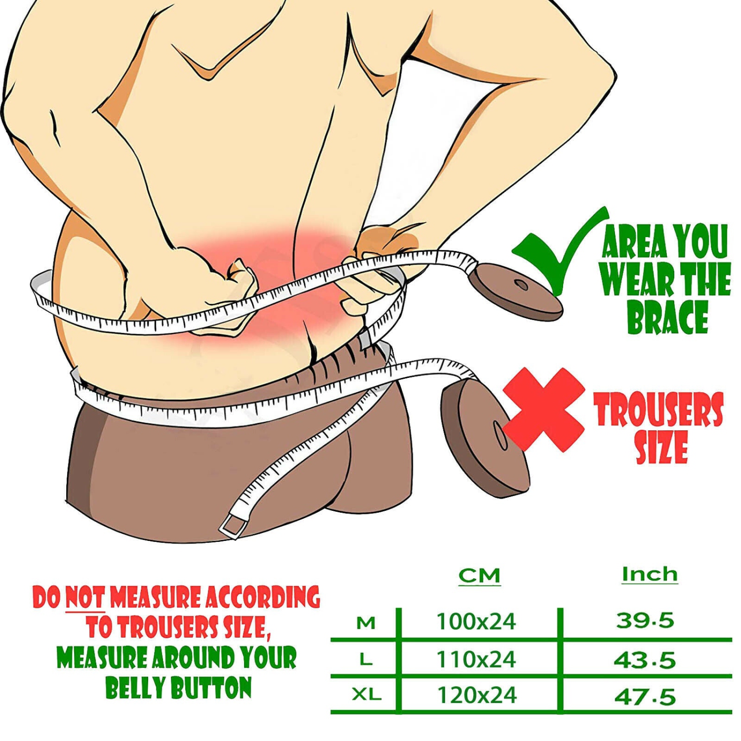 Ergonomic Lower Back Lumbar Support Belt for Pain Relief & Injury Prevention
