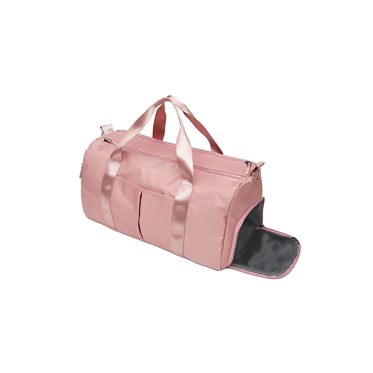Women Dry Wet Separated Gym Bag with Shoes Compartment for Sport & Travel, Pink