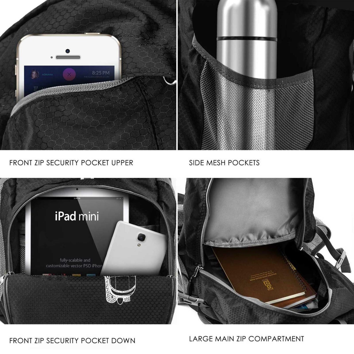 Sac à dos de voyage de CAMPING SPORT pour hommes et garçons CA