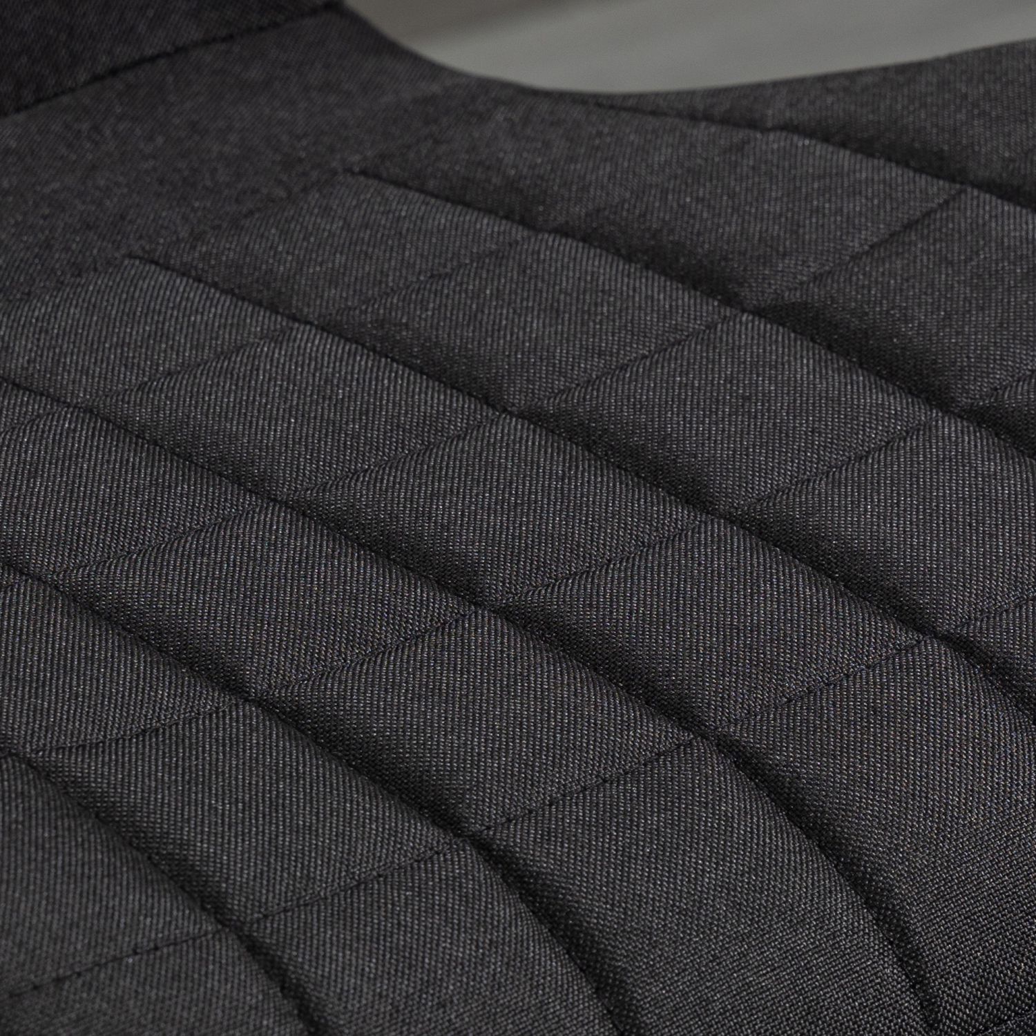 HOMCOM Bar Stools Set of 2, Adjustable Height Swivel Bar Chairs, Linen-feel Fabric Upholstered Kitchen Counter Stools with Wide Seat, Back and