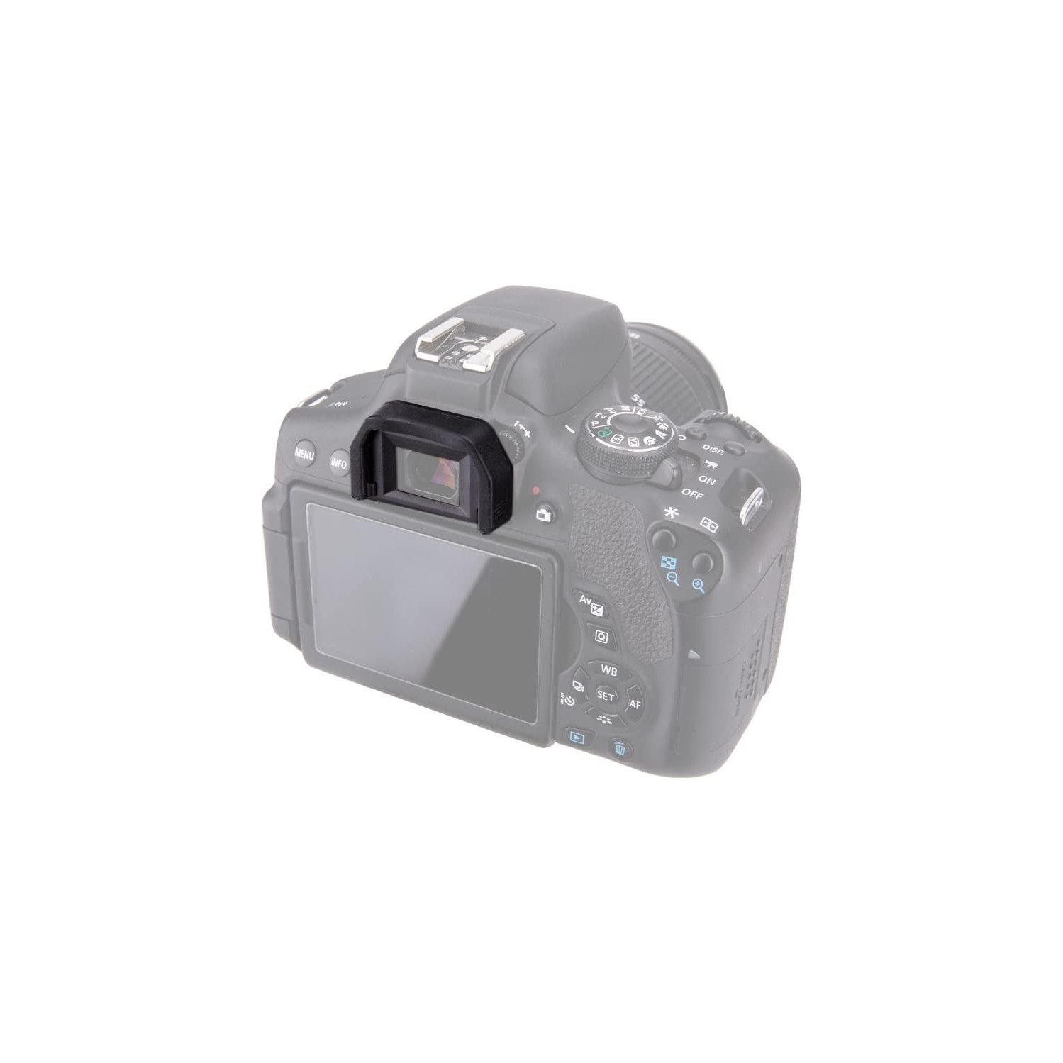 2 Pack Camera Eyecup Eyepiece Eye Cup for Canon EOS Rebel T6 T7 T5 T3 T100 4000D SL3 SL2 SL1 T8i T7i T6s T6i T5i T4i T3i T2i T1i XSi XTi XT XS