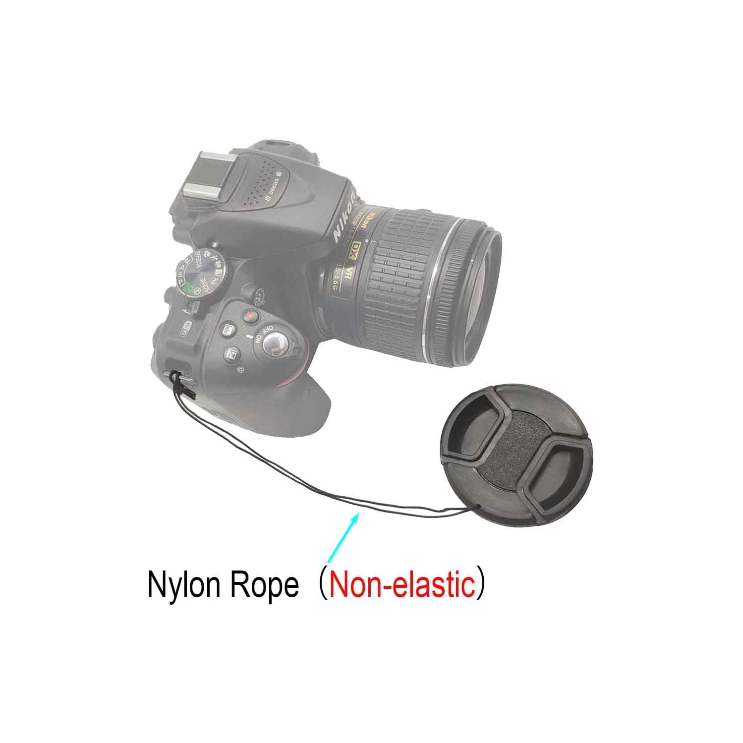 ULBTER 40.5mm Lens Cap Cover for Sony E-Mount 16-50mm F3.5-5.6 Lens for Sony Alpha a6600 a6500 a6400 a6300 a6100 a6000 a5100 a5000 Camera - 3 Pack