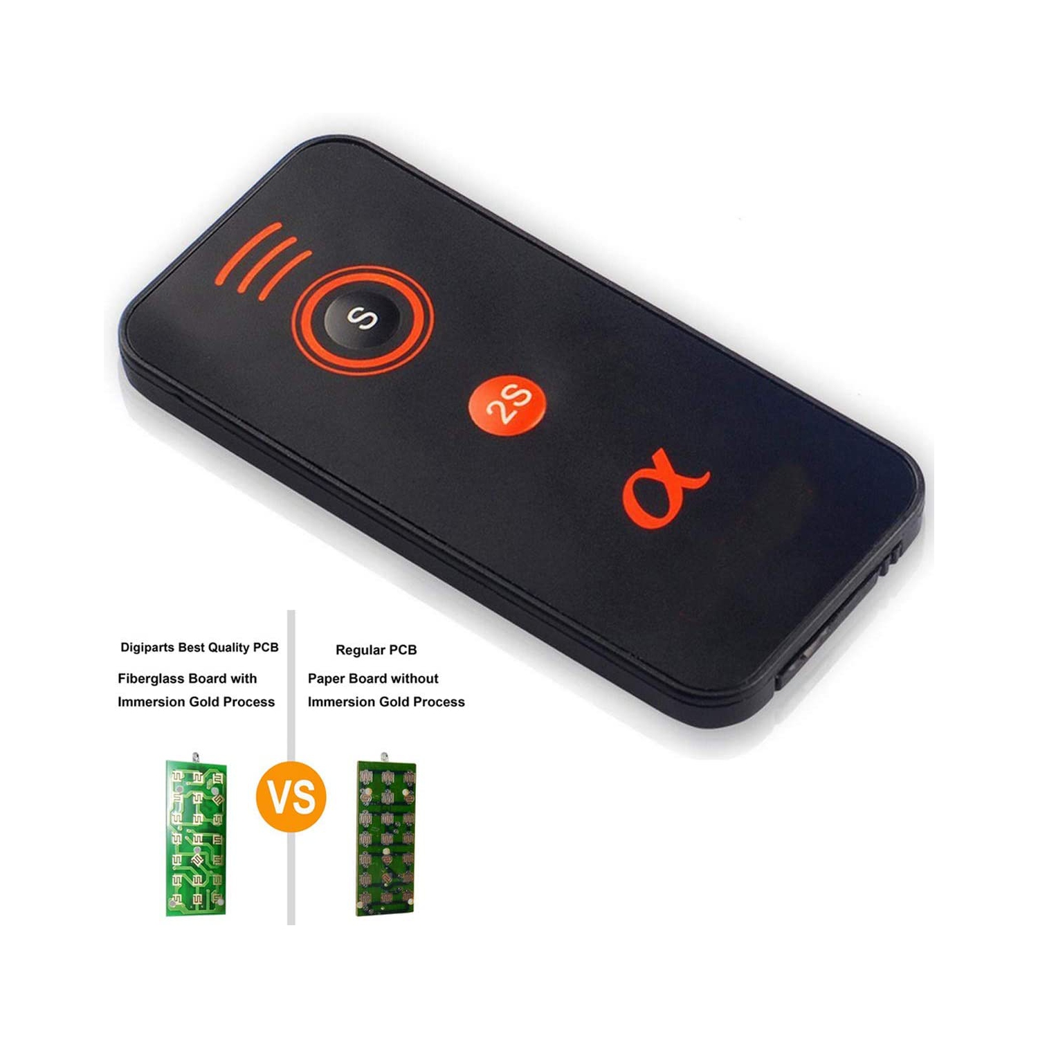 Télécommande infrarouge sans fil compatible avec les appareils photo Alpha A7R II, A7 II, A7, A7R, A7S de Sony A6300, A6000, A55, A65, A77, A99,