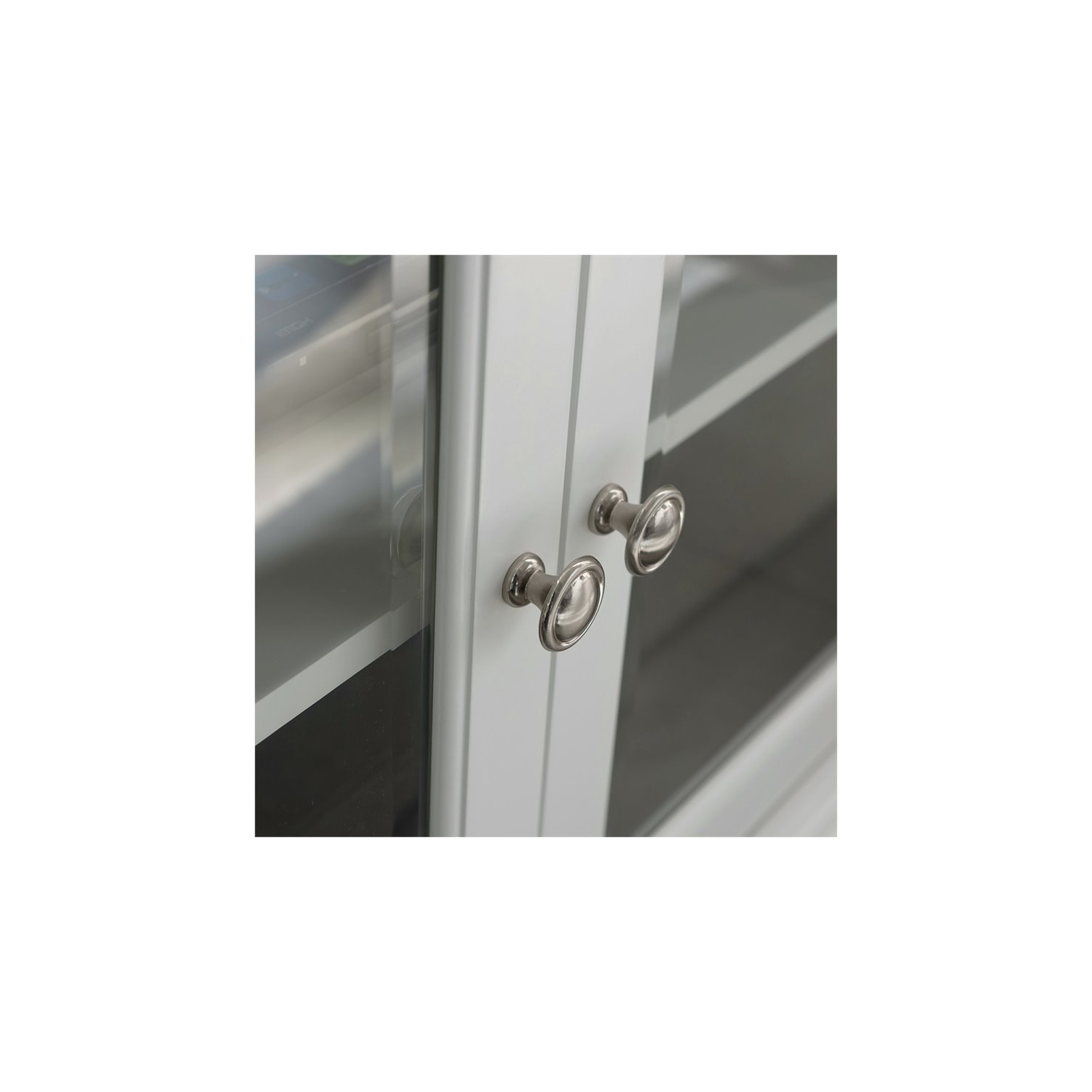 Meuble en coin pour téléviseur de 57 po Riley Holliday de Lick, blanc