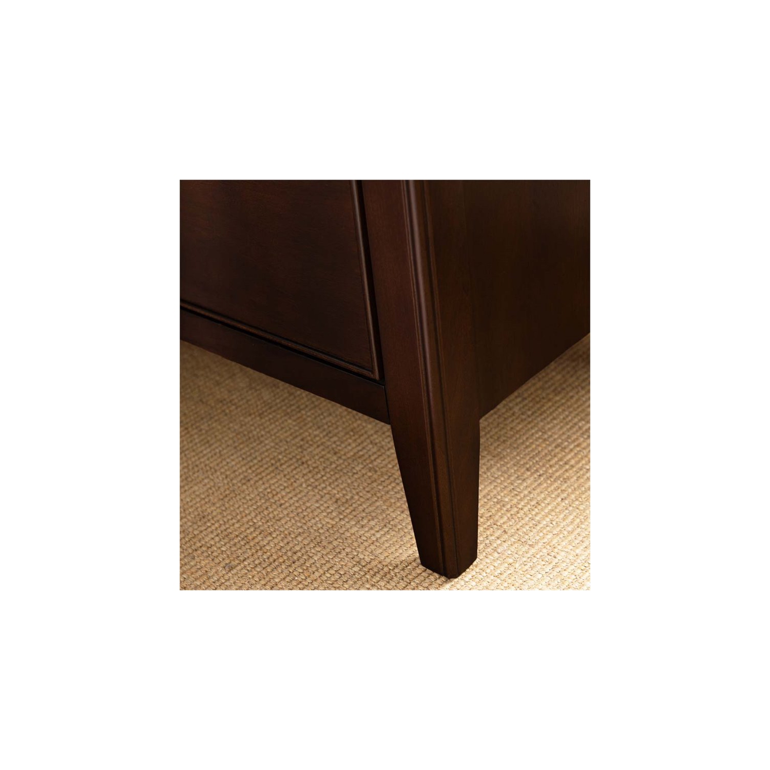 Laurent with USB-C Fast Charging Station and AC/USB Outlet in Chocolate Cherry