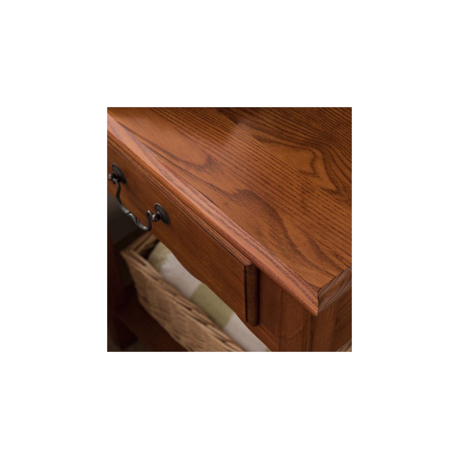 Leick Favorite Finds 1 Drawer Nightstand in Medium Oak
