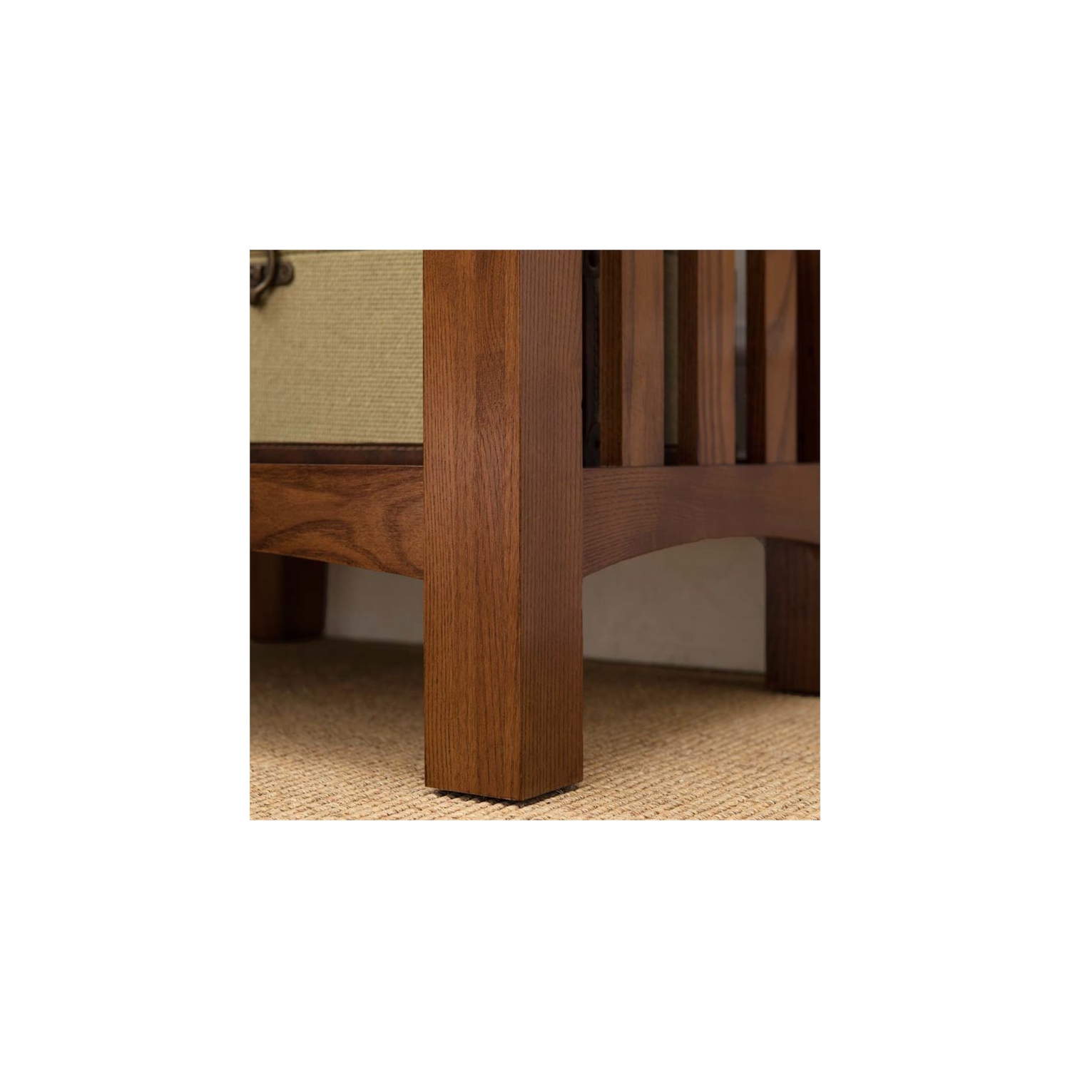 Leick Mission Impeccable 1 Drawer Nightstand in Medium Oak