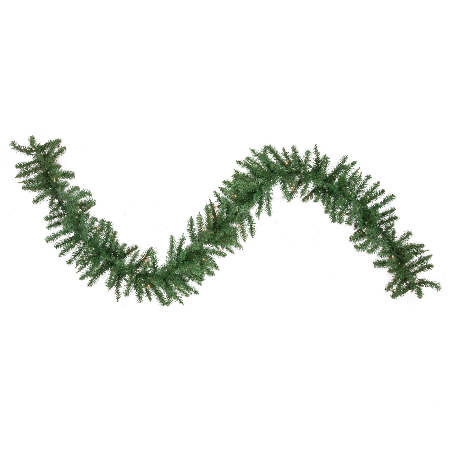 Pre-Lit Winona Fir Artificial Christmas Garland - 9' x 12" - Clear Lights