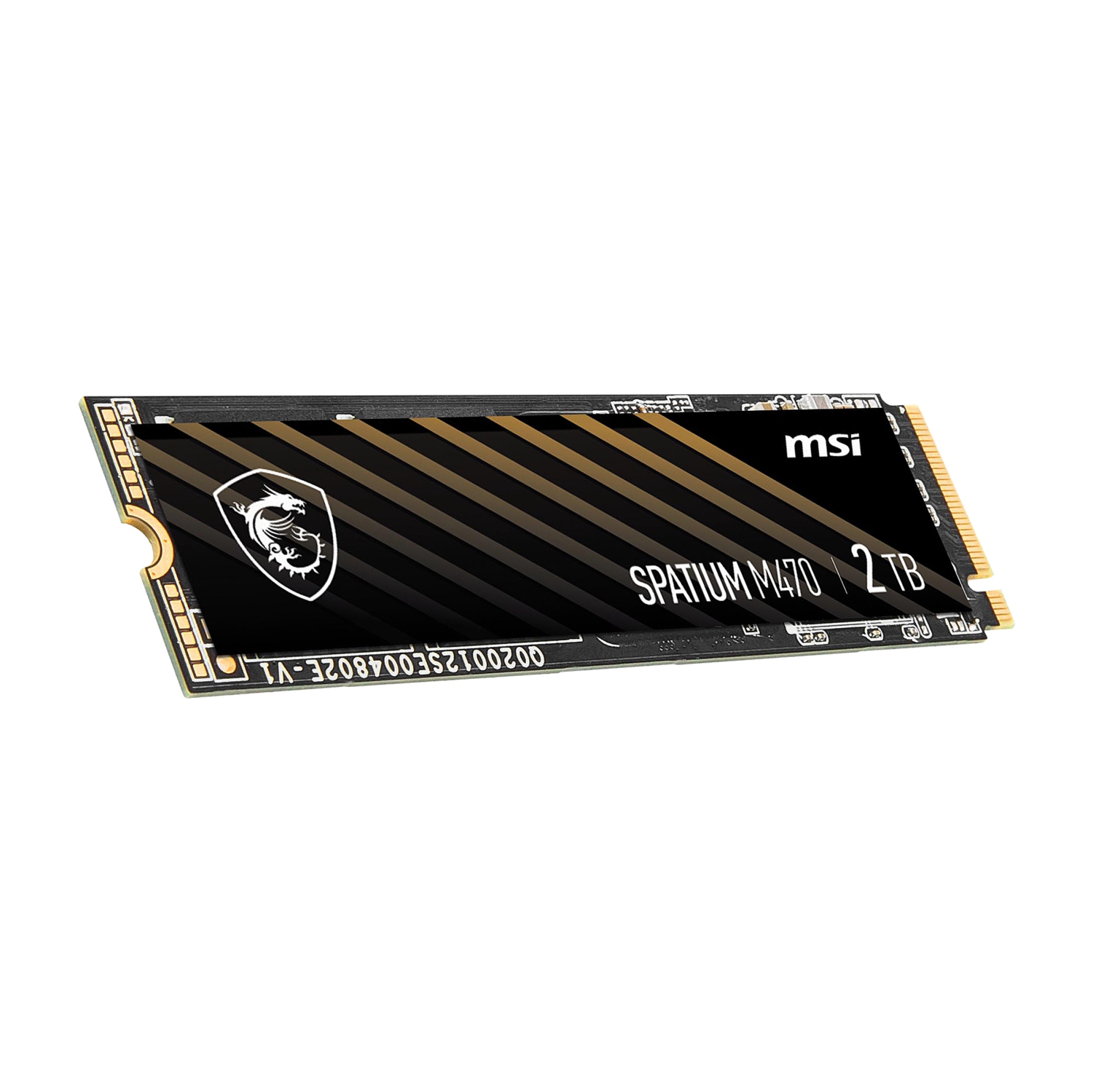 MSI SPATIUM M470 M.2 2280 2TB PCI-Express 4.0 x4, NVMe 1.3 3D NAND Internal Solid State Drive
