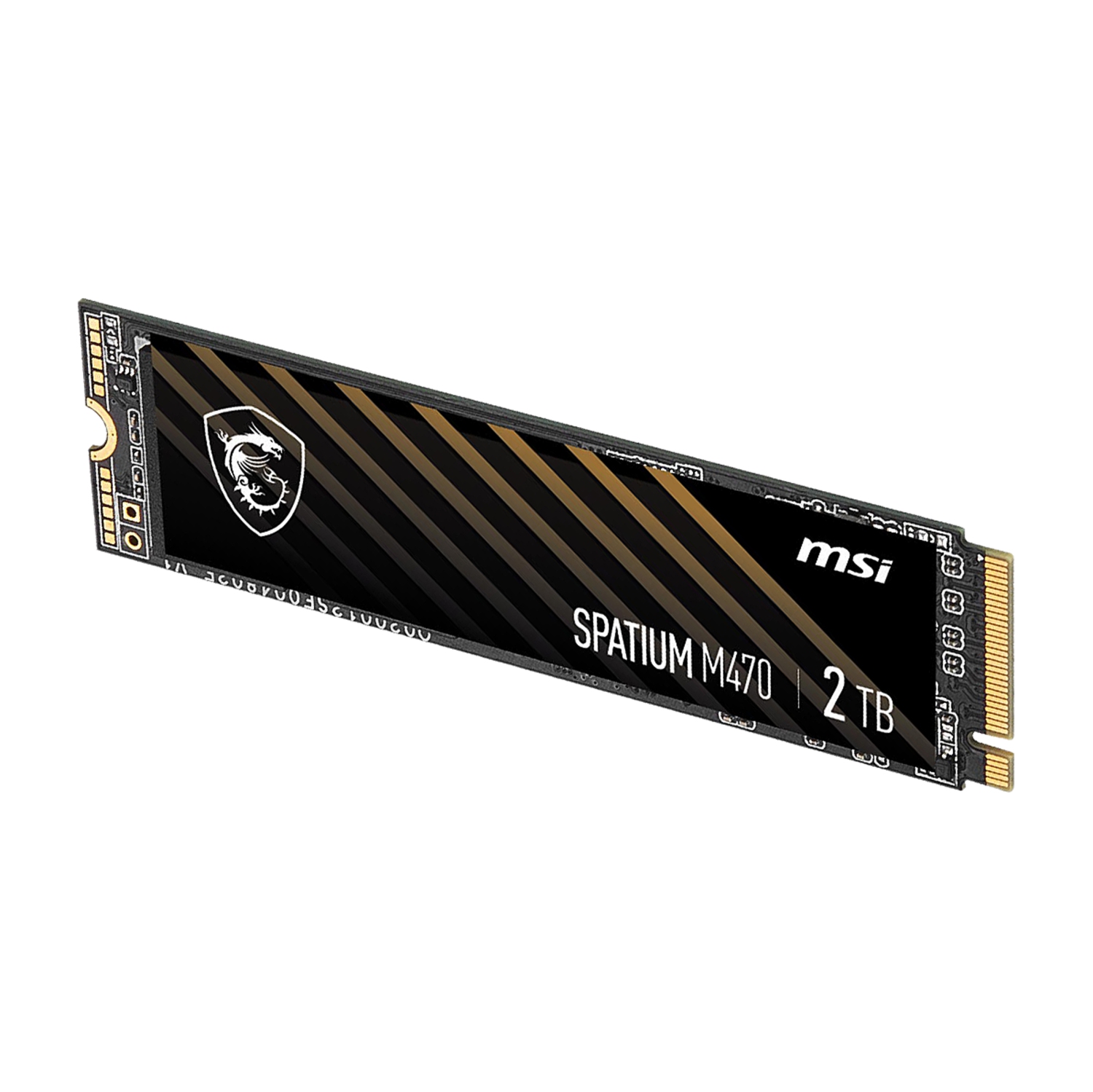 MSI SPATIUM M470 M.2 2280 2TB PCI-Express 4.0 x4, NVMe 1.3 3D NAND Internal Solid State Drive