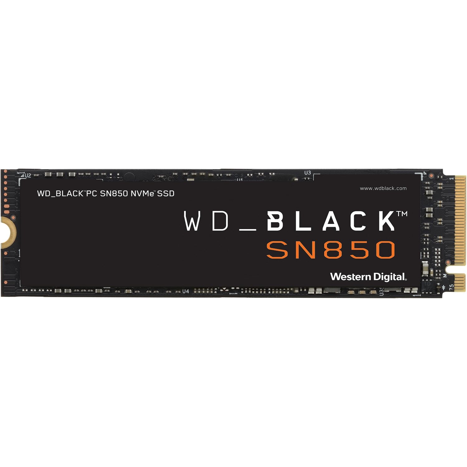 Western Digital WD BLACK SN850 NVMe M.2 2280 2TB PCI-Express 4.0 x4 3D NAND Internal Solid State Drive (SSD) WDS200T1X0E