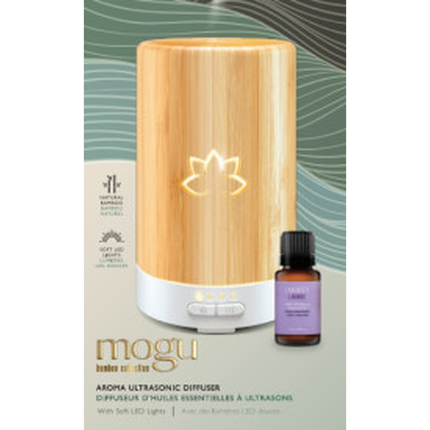 Mogu Ultrasonic Bamboo Styled Diffuser