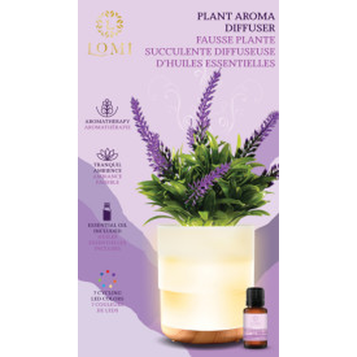 Lomi Lavender Plant Aroma Diffuser