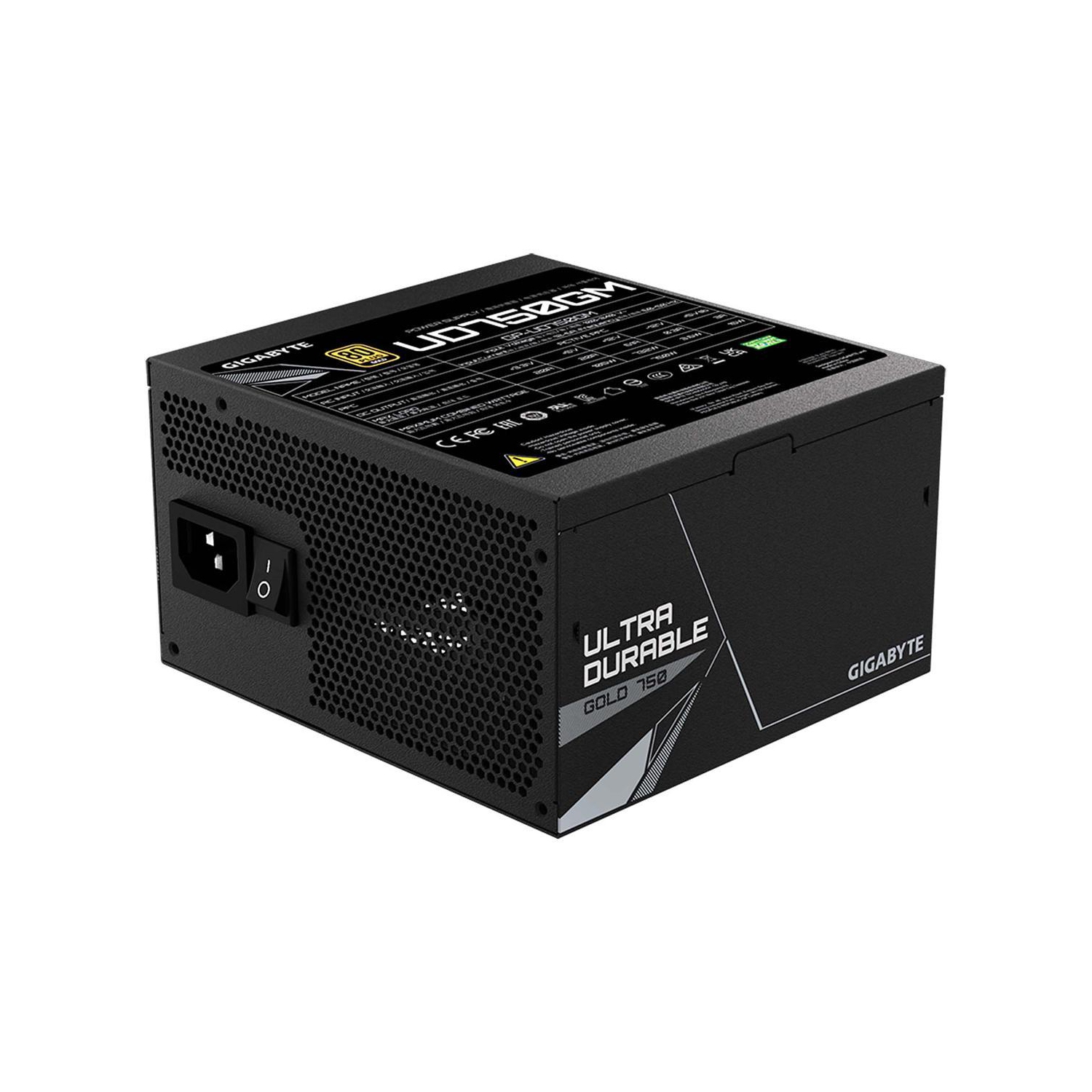 GIGABYTE GP-UD750GM 750 W ATX 12V v2.31 80 PLUS GOLD Certified Full Modular Active PFC Power Supply