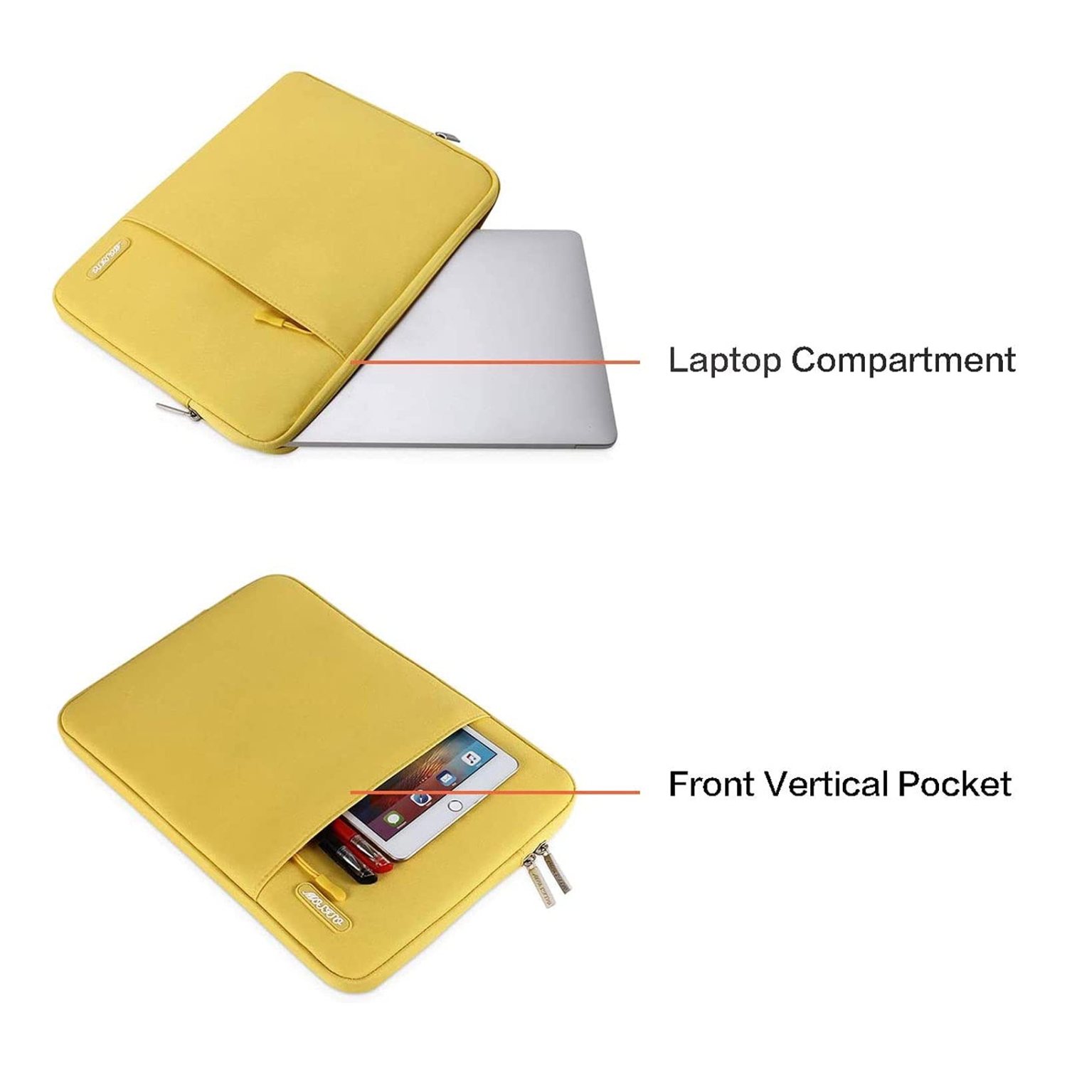 MOSISO Laptop Sleeve Bag Compatible with MacBook Air/Pro Retina, 13-13.3 inch Notebook,Compatible with MacBook Pro 14 inch 2