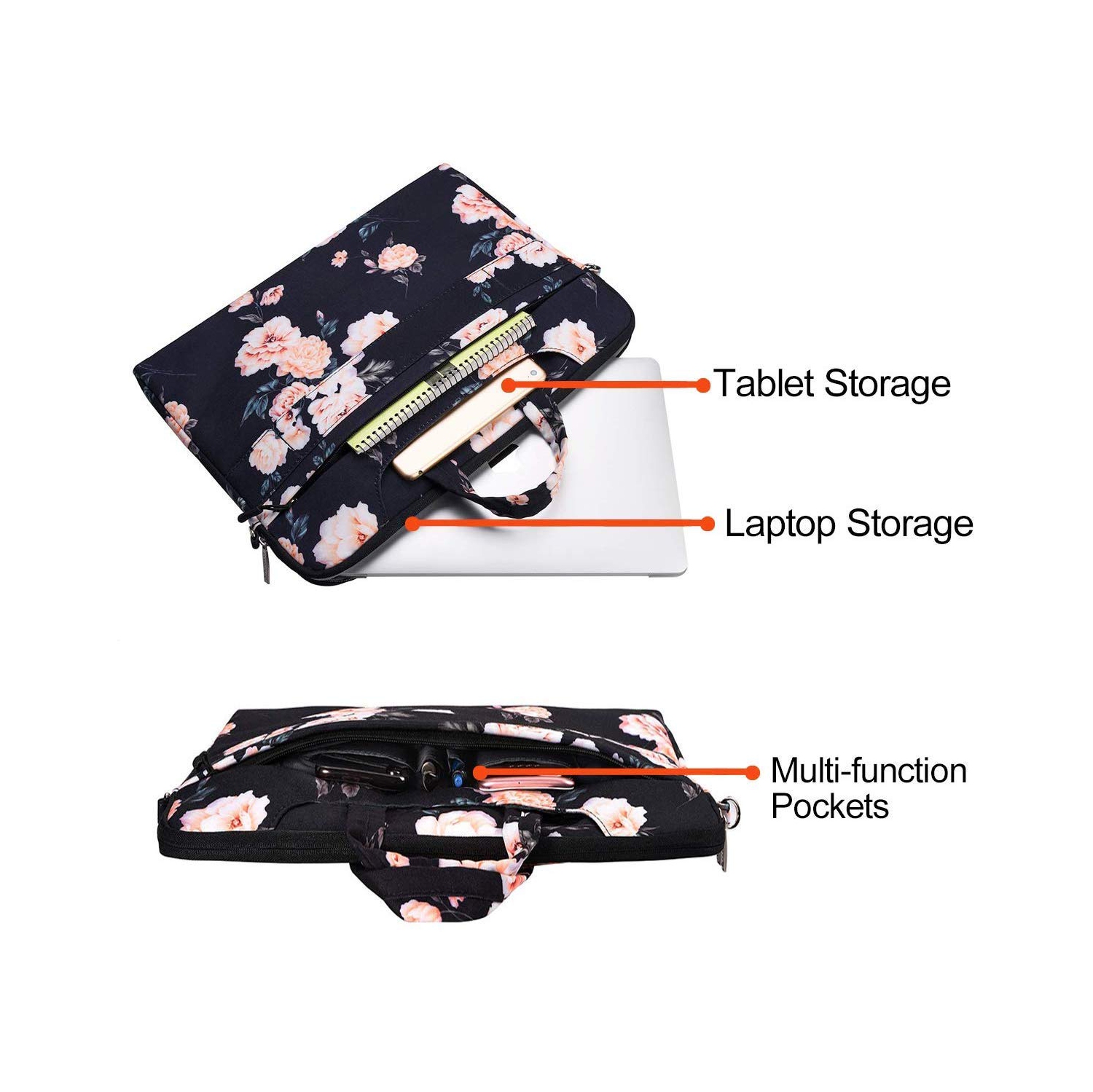 MOSISO Laptop Shoulder Bag Compatible with MacBook Pro 16 inch 2022 2021 M1 A2485/2019-2020 A2141/Pro 15 A1398 & 15-15.6 inc