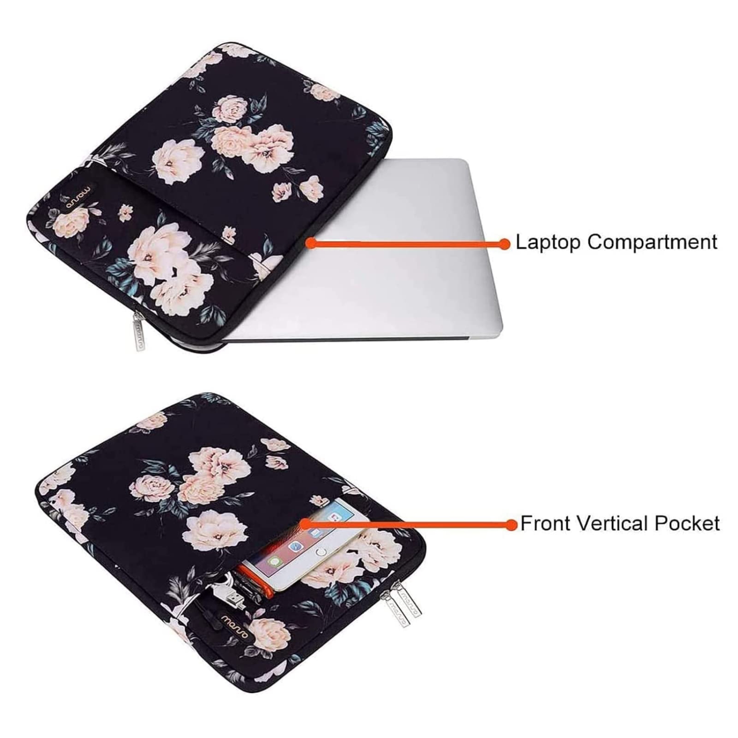 Housse MOSISO compatible avec MacBook Air/Pro Retina, ordinateur portable 13 à 13.3 po, compatible avec MacBook Pro de 14 po