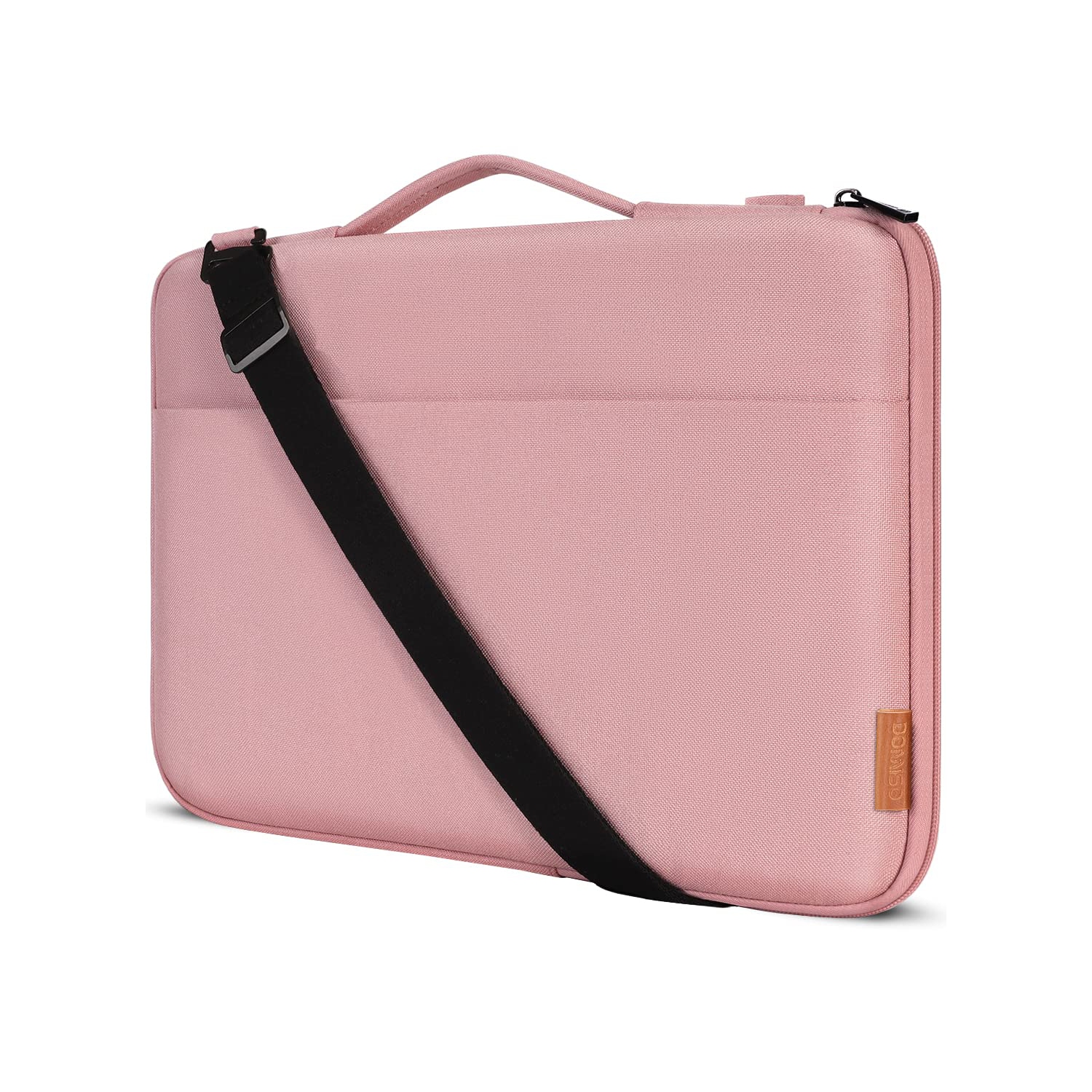 17.3 Inch Laptop Bag Cover Waterproof Shockproof Notebook Sleeve Case Shoulder Bag Protective Cover for 17.3" HP Pavilion 17/HP Envy 17/HP 17/MSI/Lenovo IdeaPad 321,Pink