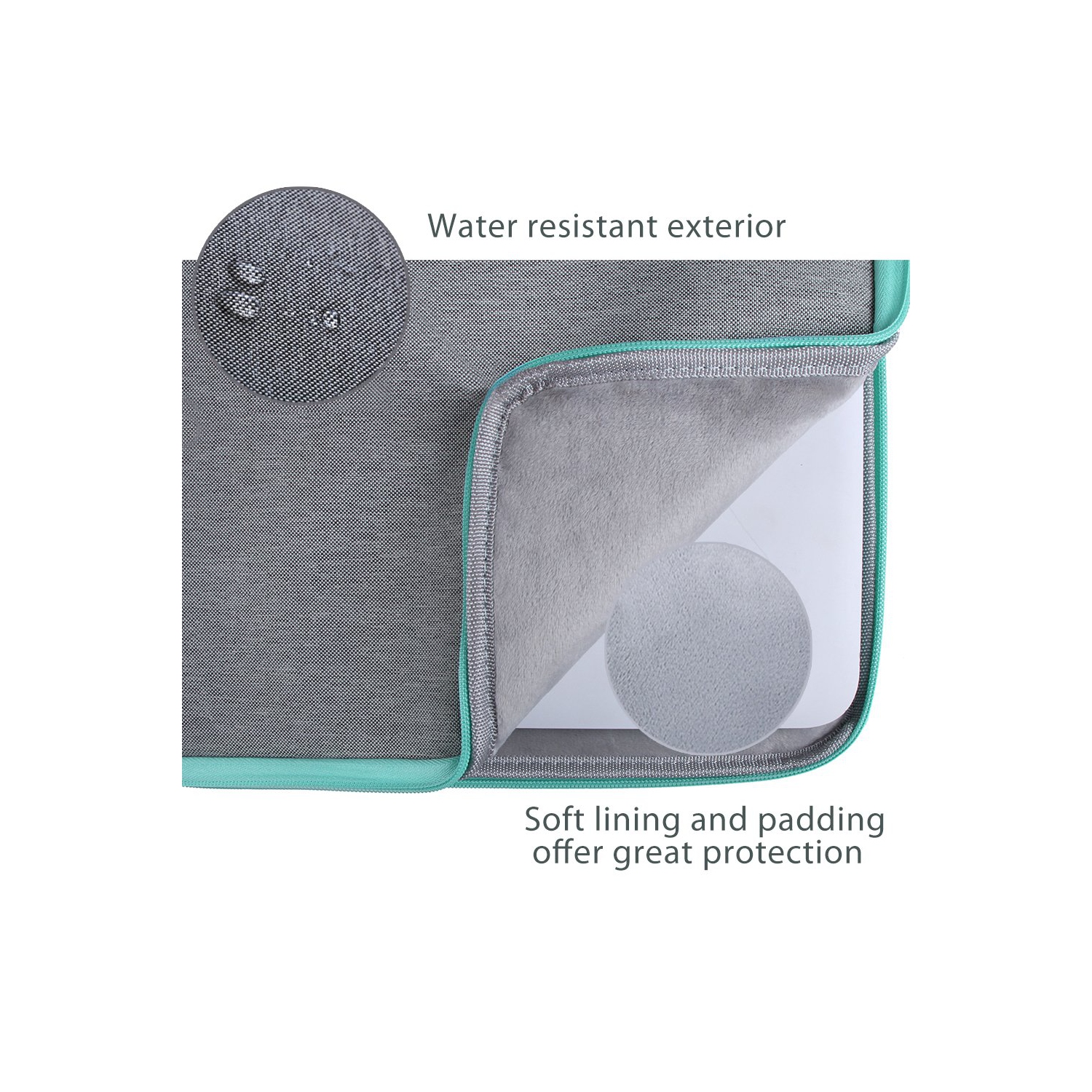 ProCase 14-15.6 Inch Laptop Sleeve Case Protective Bag, Ultrabook Notebook Carrying Case Handbag Compatible with MacBook Pro