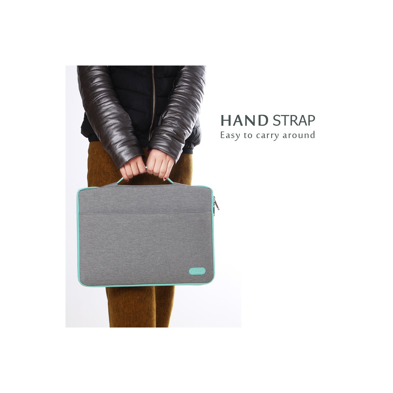 ProCase 14-15.6 Inch Laptop Sleeve Case Protective Bag, Ultrabook Notebook Carrying Case Handbag Compatible with MacBook Pro