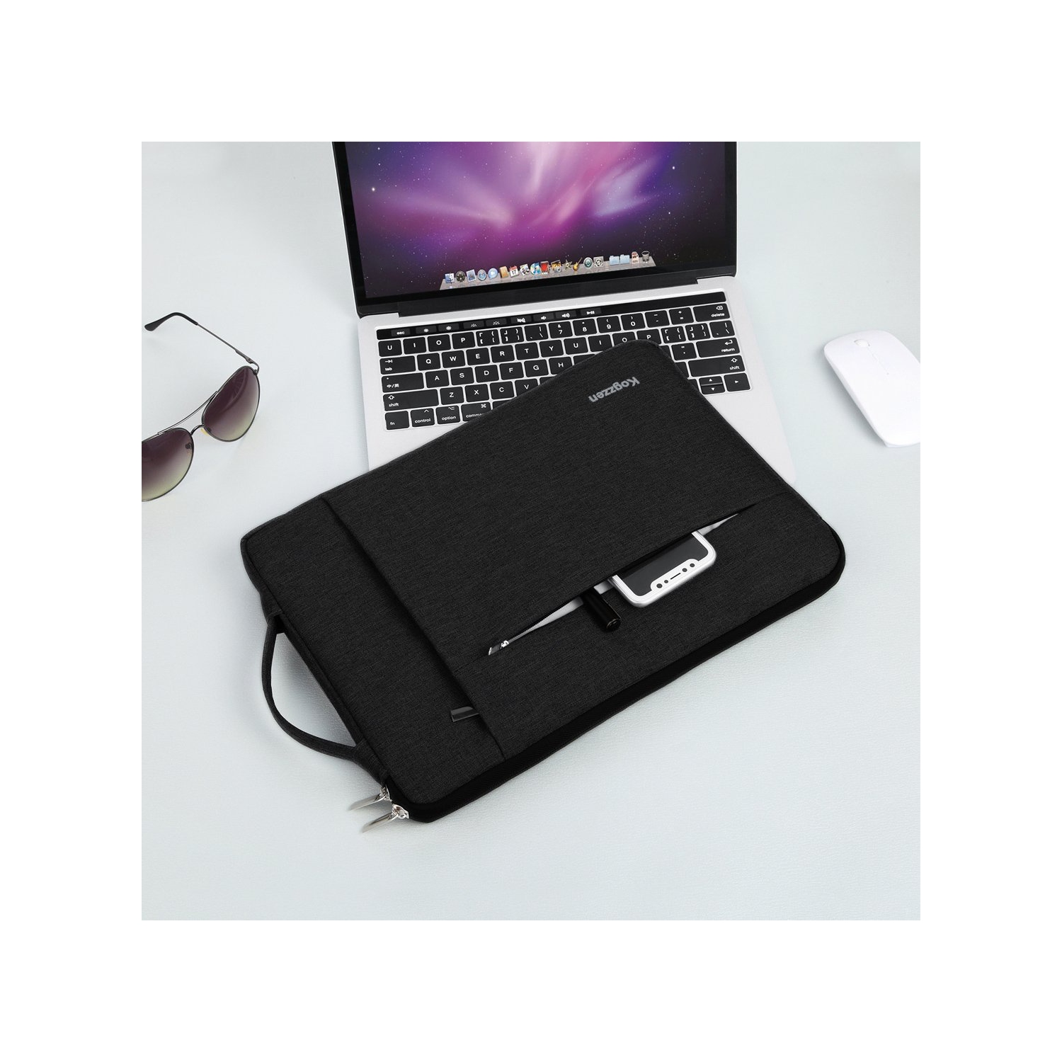 Kogzzen 13 13.3 13.5 14 Inch Laptop Sleeve Shockproof Case Bag Compatible with MacBook Pro 14 13 inch/MacBook Air 13.3/ Dell XPS 13/ Surface Laptop