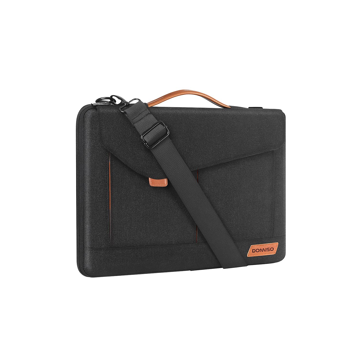 DOMISO 17-17.3 Inch Laptop Sleeve Bag Business Briefcase Messenger Bag Compatible with 17.3" Dell Computer/HP Pavilion 17/Pr