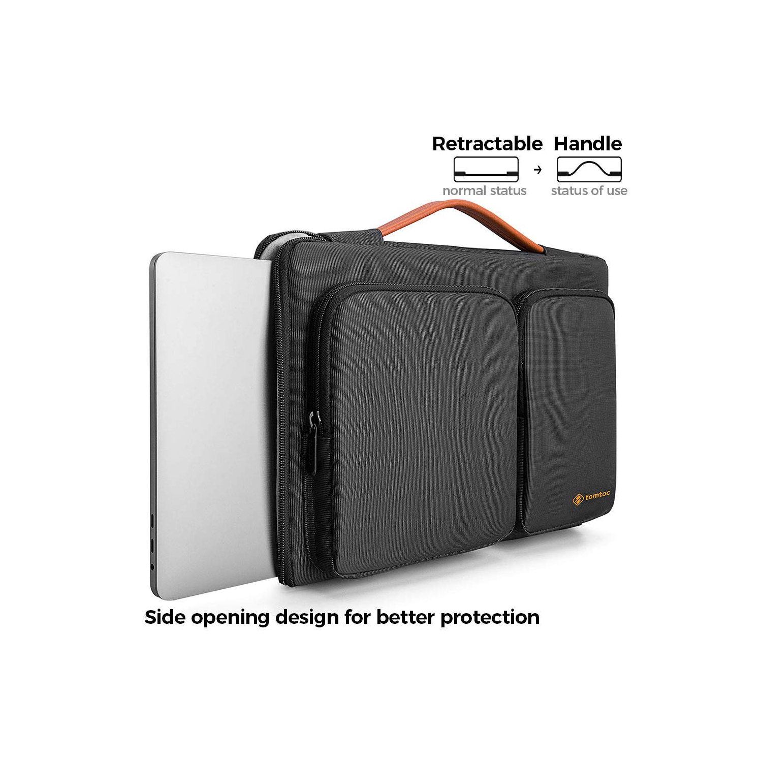 tomtoc 360 Protective Laptop Case for 15.6 Inch Acer Aspire E 15, Dell Inspiron 15 3000 Laptop, The New Razer Blade 15, 2020