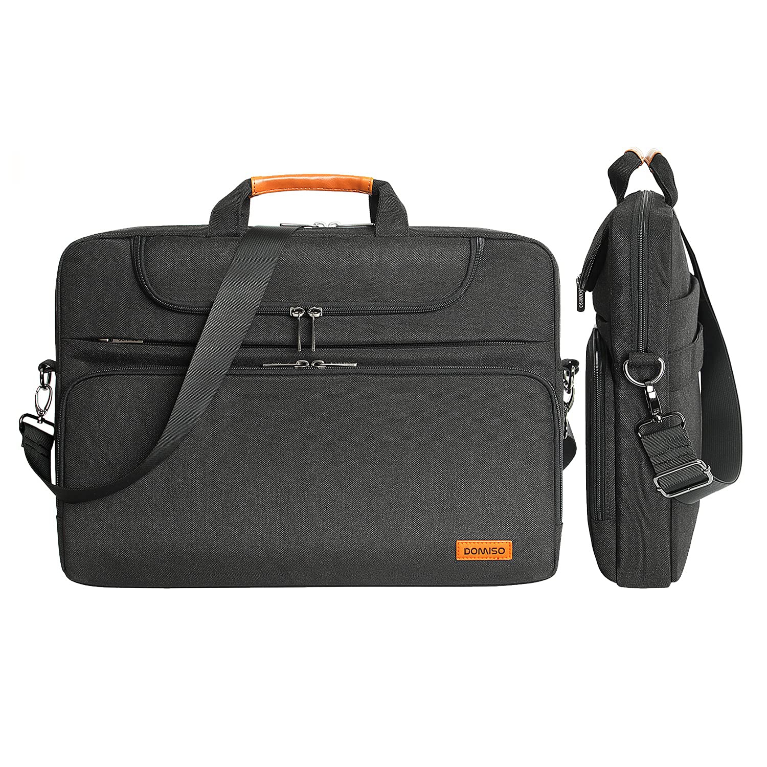 DOMISO 17 Inch Multi-Functional Laptop Sleeve Business Briefcase 