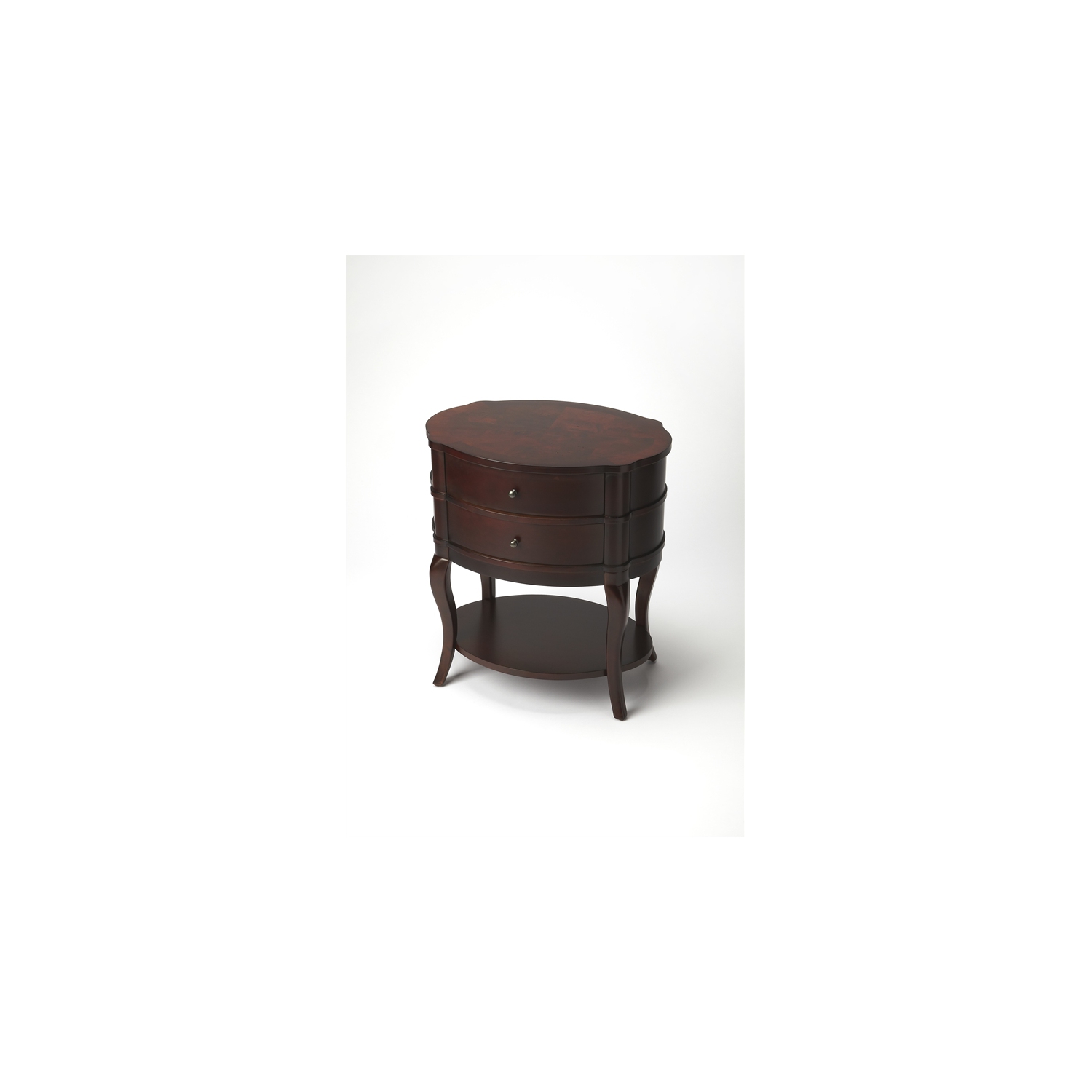 Butler Jarvis Plantation Cherry Oval Side Table