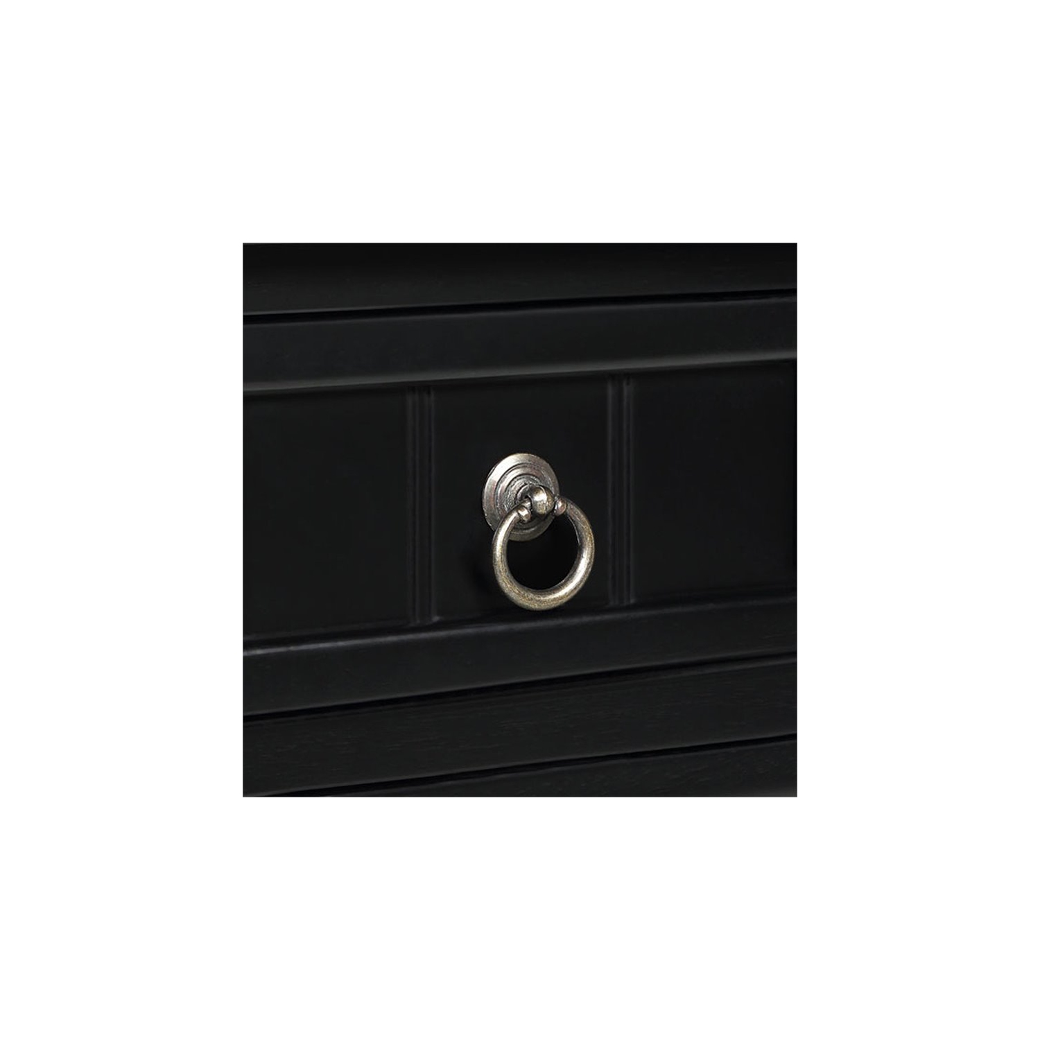 Convenience Concepts Kendra Console Table in Black Wood Finish