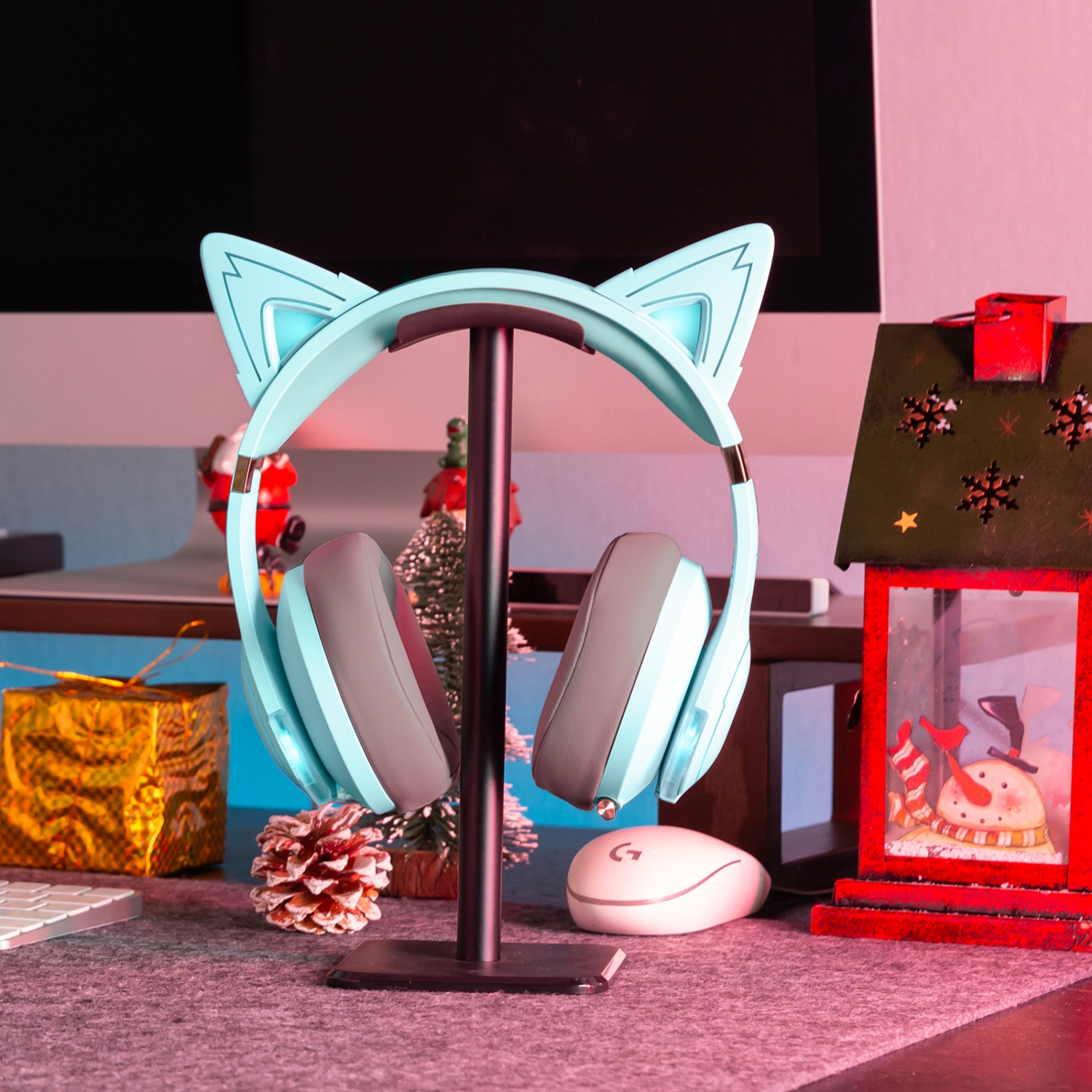 Edifier G5BT CAT Wireless Bluetooth Wired Cat Ear Gaming Headset with Mic