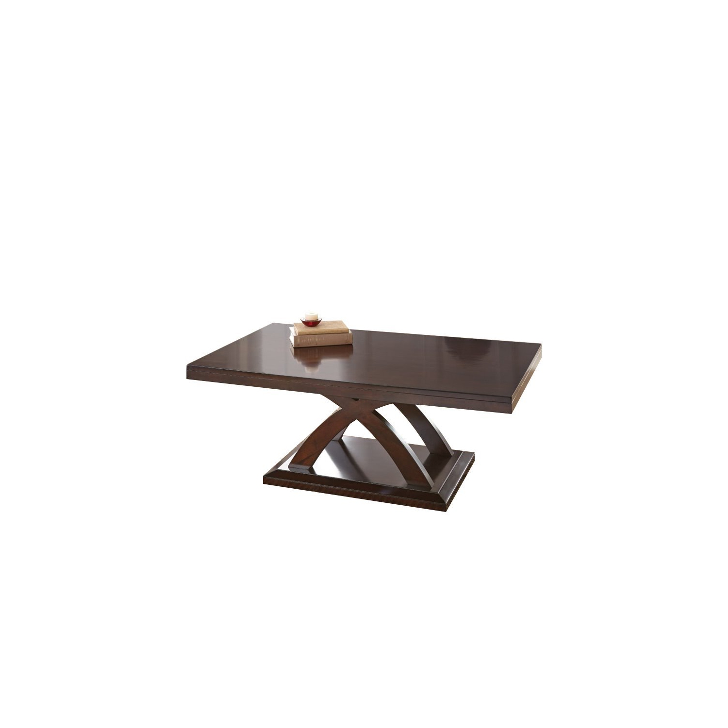Jocelyn Coffee Table in Espresso Cherry Wood