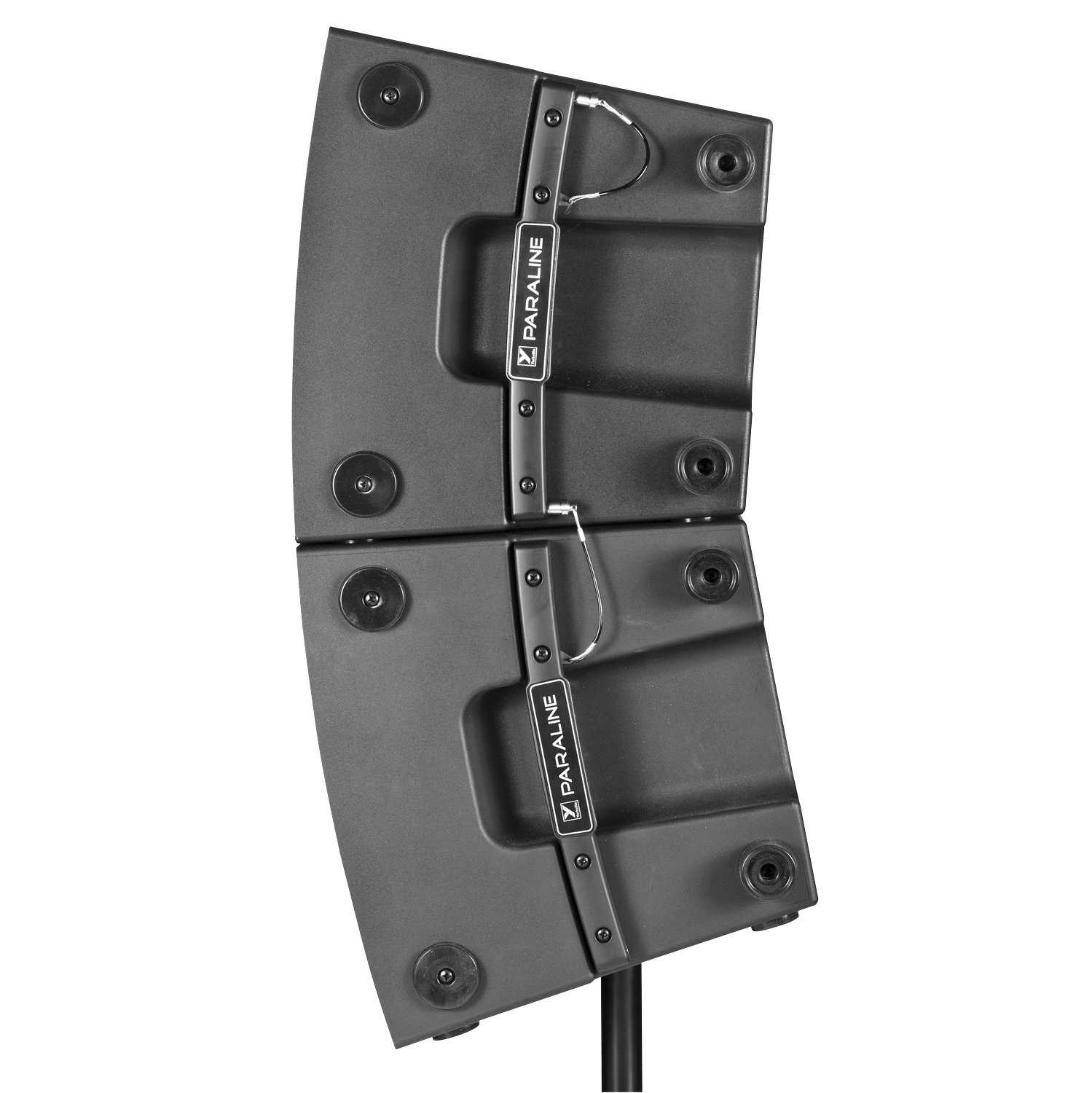 Armoire de sonorisation active Yorkville Sound Paraline, puissance crête de 1200 W, 4 x 6 po + pavillon acoustique