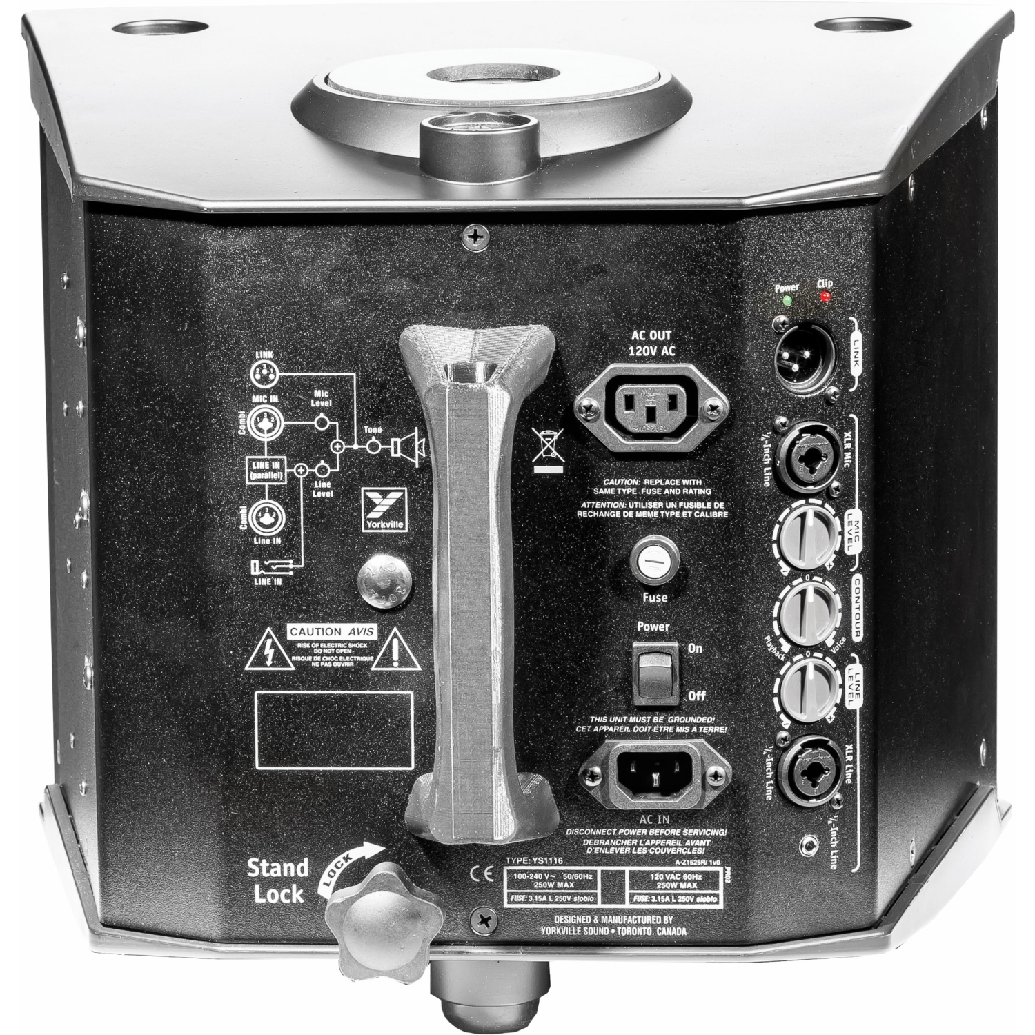 Yorkville Sound NX10C-2 10-inch/1-inch Active 500W Speaker Cabinet