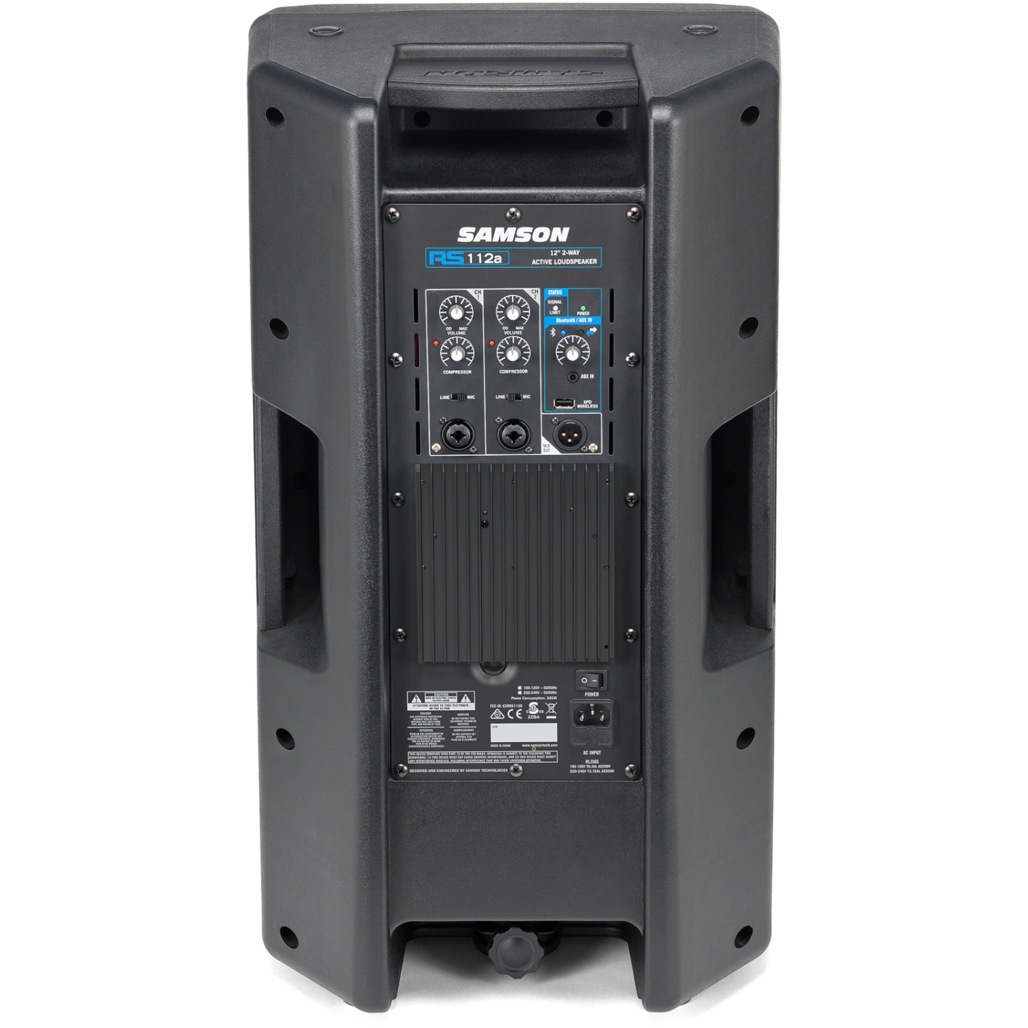 Samson Haut-parleur actif à deux voies RS112A 400W avec connectivité Bluetooth