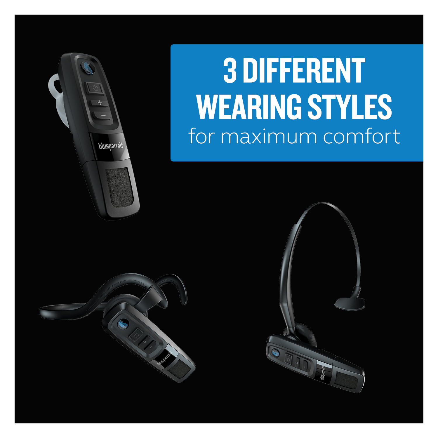 BlueParrott C300-XT Noise Canceling Bluetooth Trucker Headset